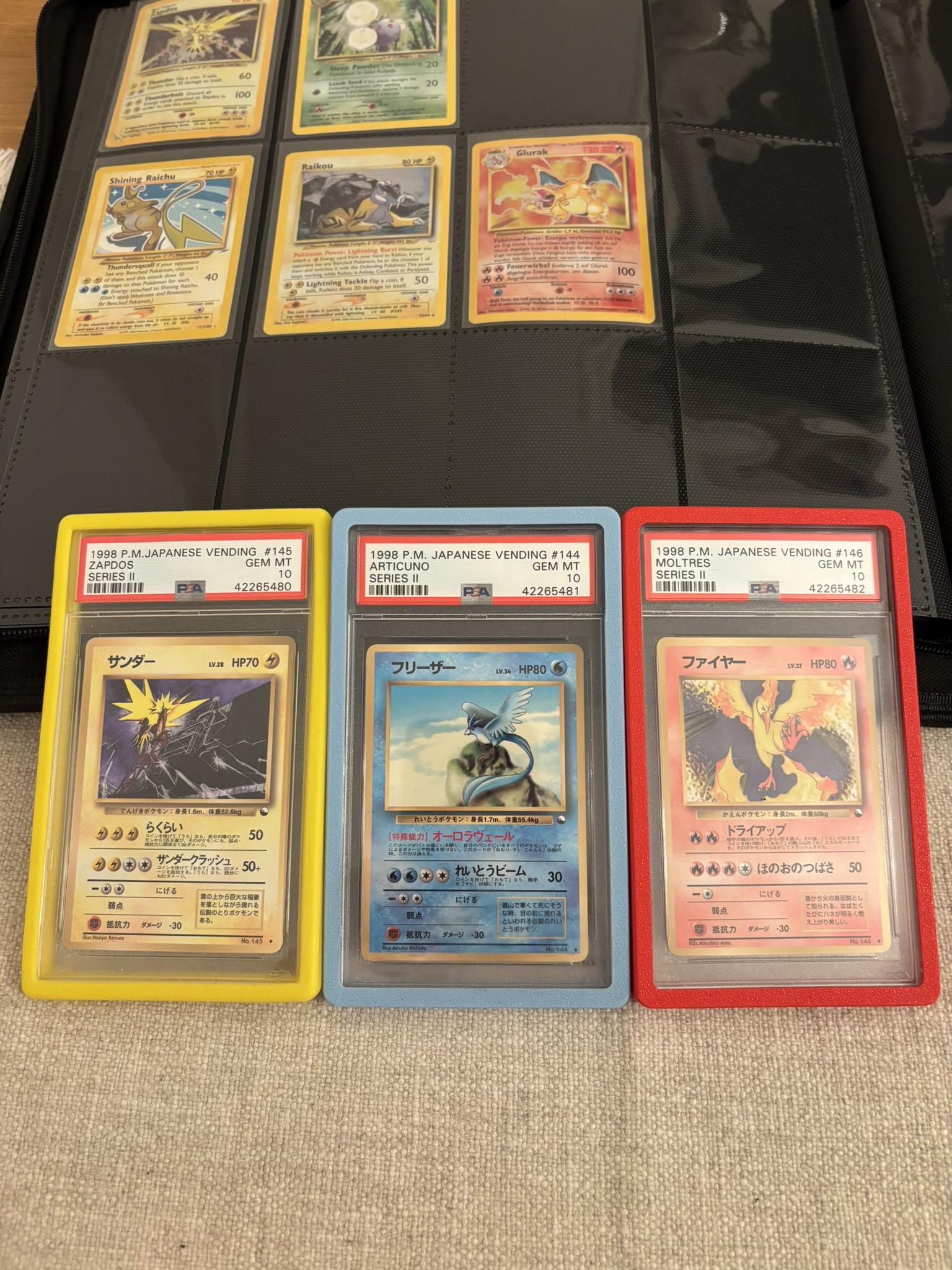 3 Legendary Birds All Graded PSA 10s🤩 - These insane Team Rocket