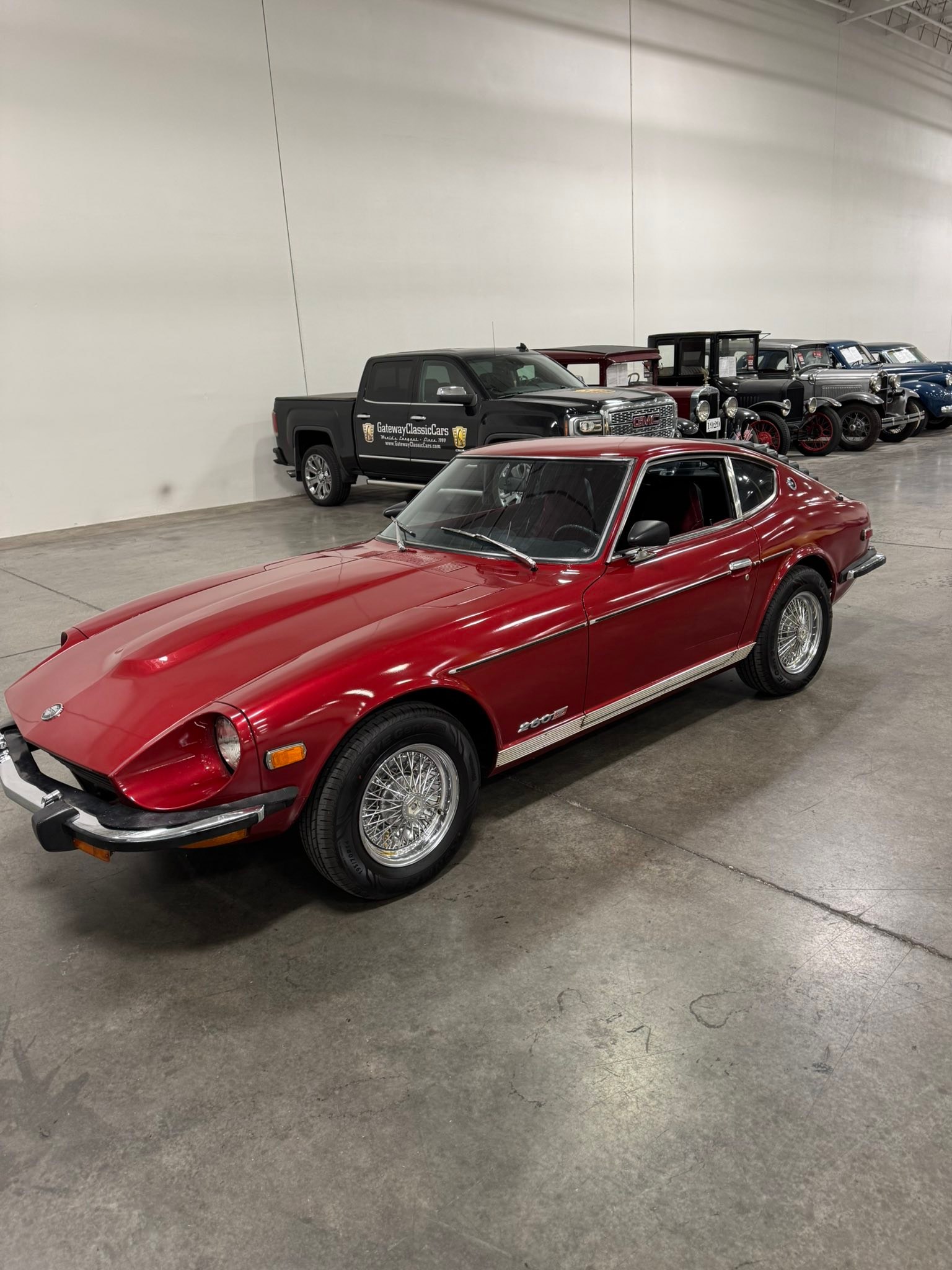We have a 1974 260z with 53k miles for sale at Gateway Classics in