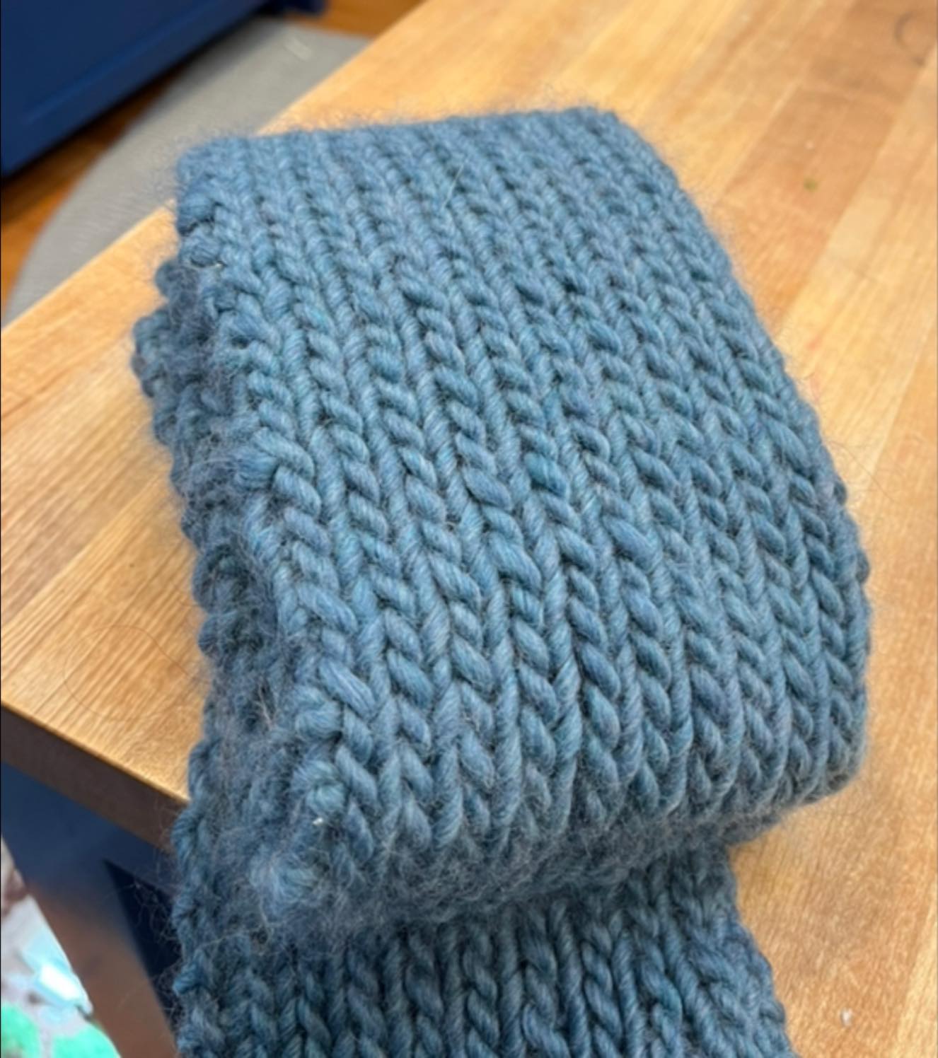 Knitting bulky scarf pattern for size 10 needles