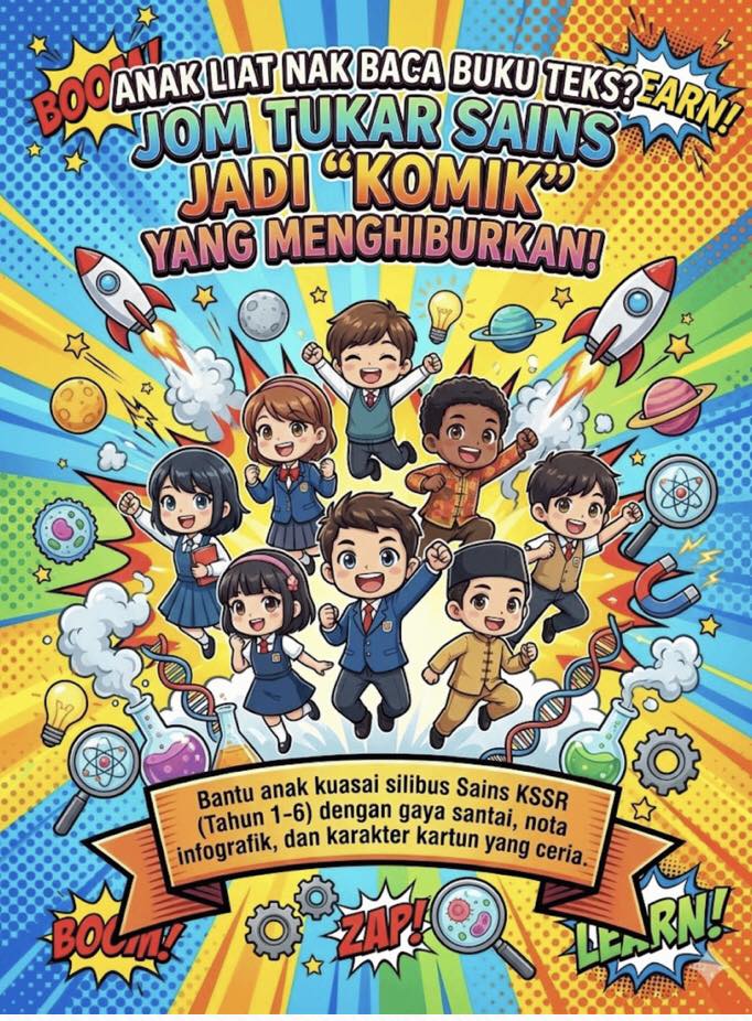Cikgu Share Collection | 📚NOTA KOMIK SAINS DARJAH 1-6 | Facebook