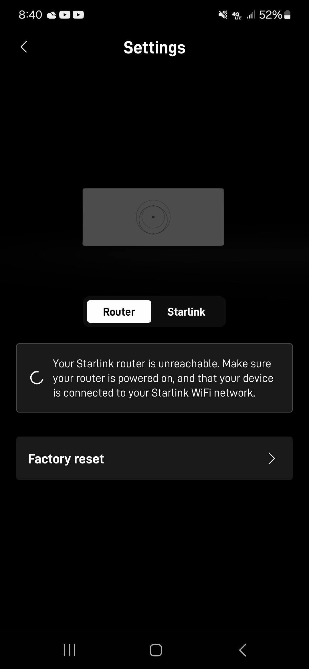 Starlink | Update: I received new cat cable and unfortunately that does ...