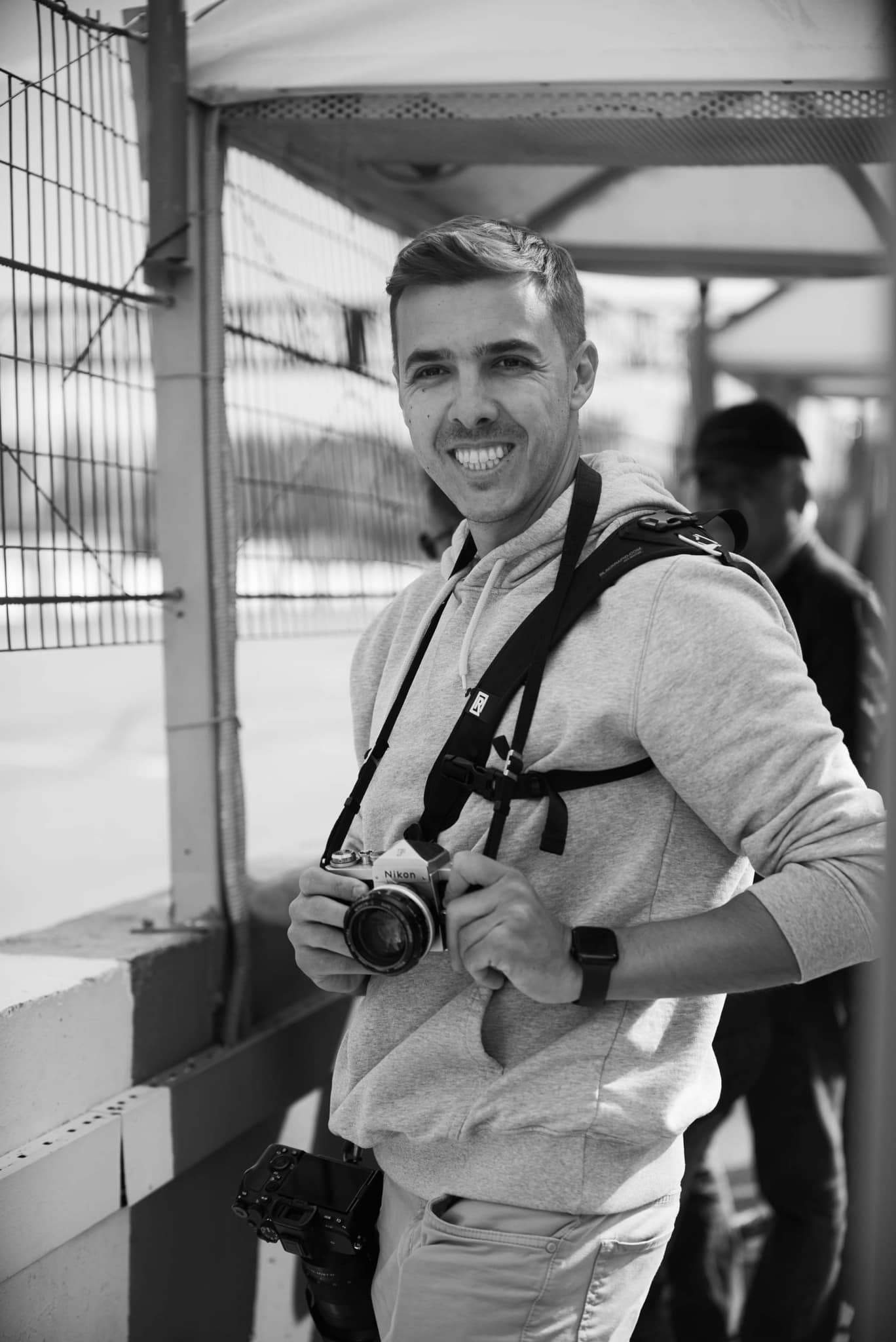 Nikon F with 55mm f/1.2 lens for film photography