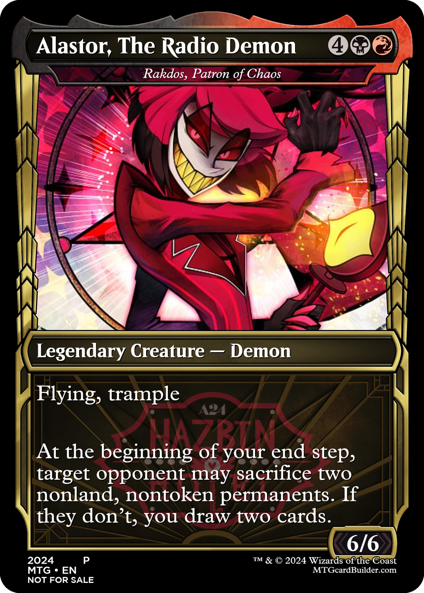hazbin hotel mtg cards Trading Vox Dei Promo Card (PR-22) For all you mtg fans