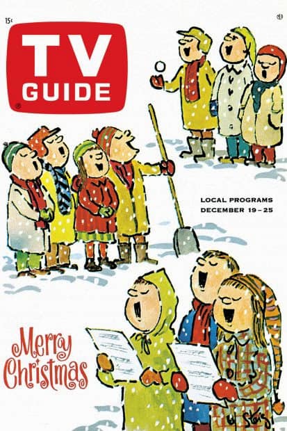 1956 Christmas Edition Tv Guide!