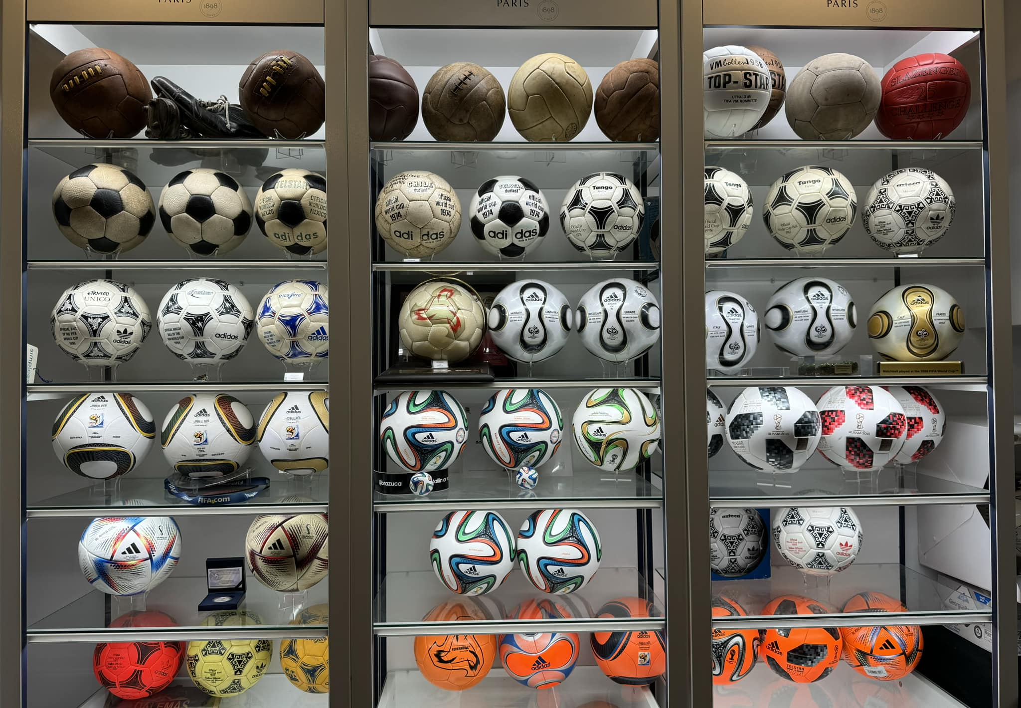 This soccer ball is the official World Cup commemorative from 1998 