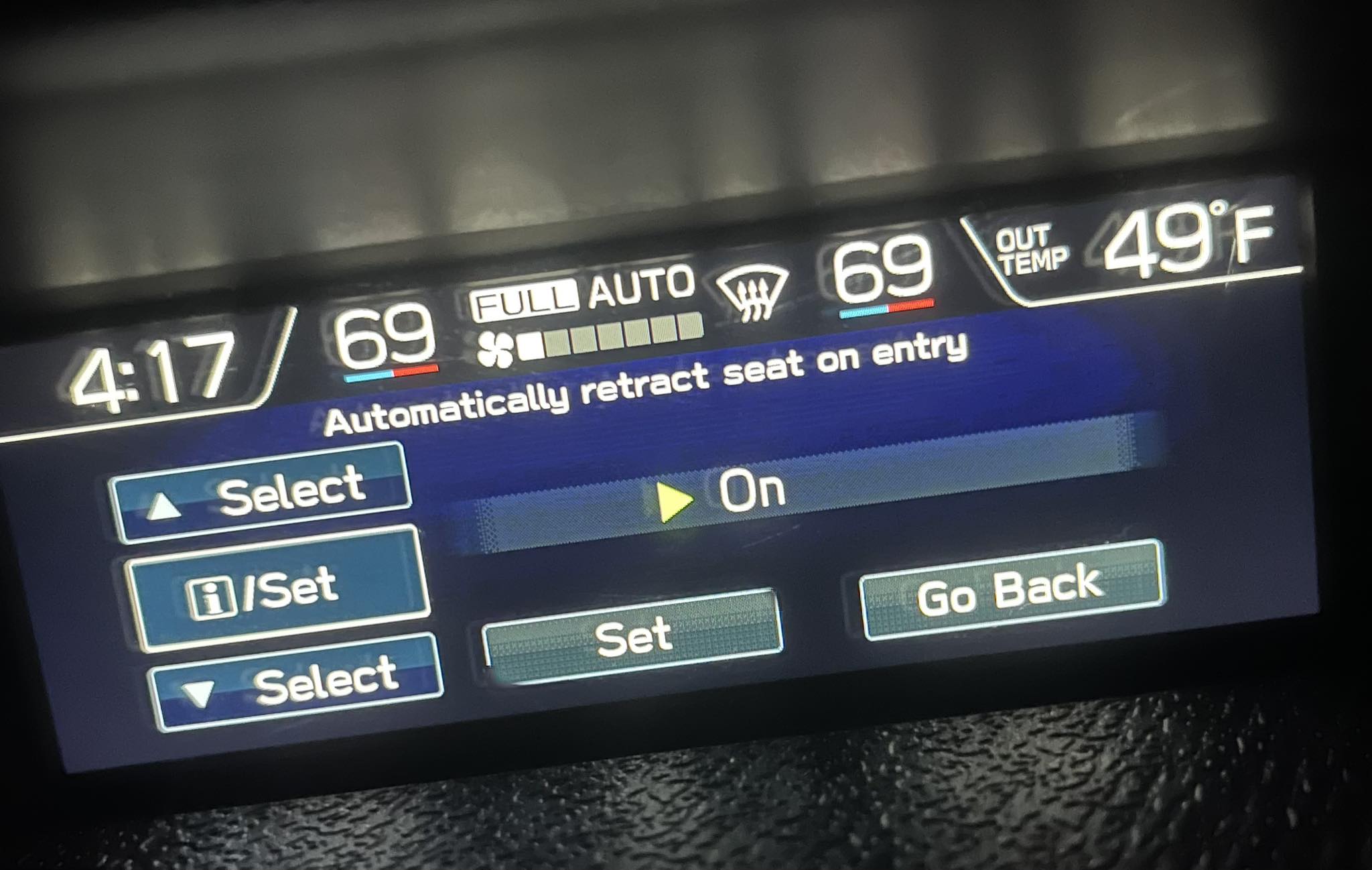 Subaru Forester | I have a 2024 Touring, I have my automatic seat ...