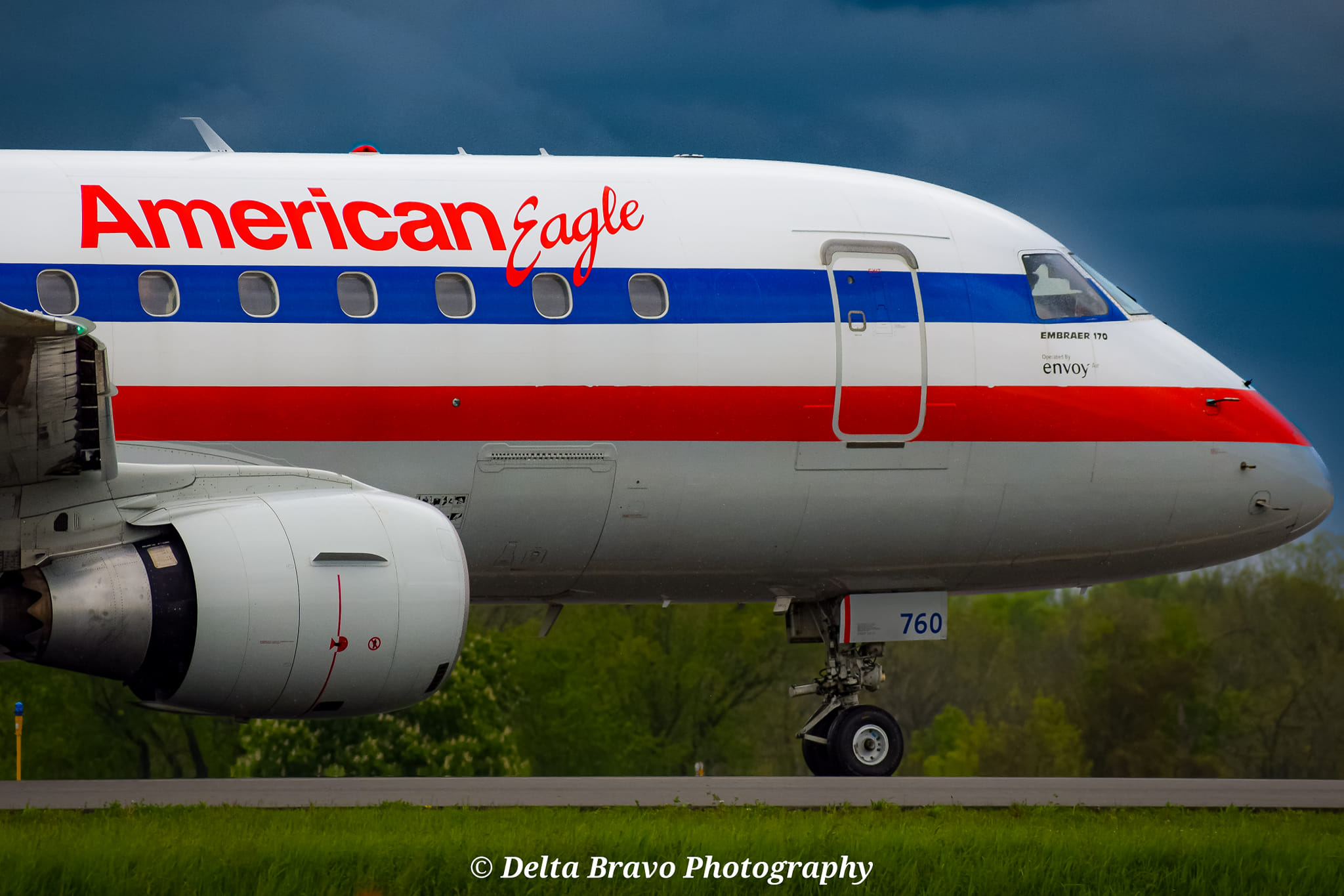 Gemini Jets Embraer E170 1:400 – American Eagle Retro – N760MQ – Modèle Métal – Édition Limitée