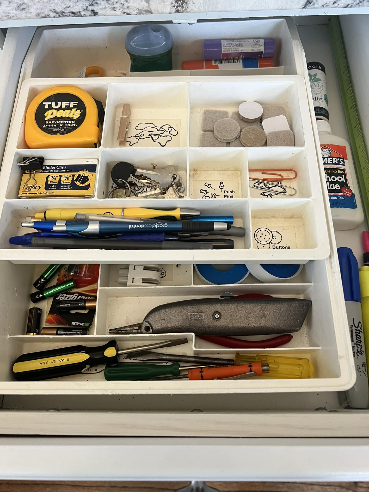 The Junk Drawer 🗄️ EVERY HOUSE HAD ONE DRAWER THAT CONTAINED