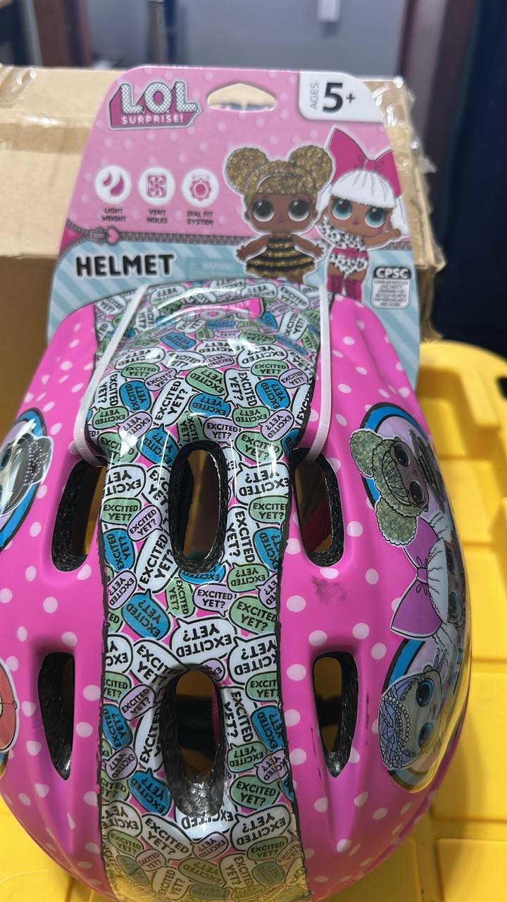 bike helmet with the bunch of holes Lightweight All-Terrain Cycling Helmet Magnetic Buckle inline skating (roller blading) and roller skating Sold Out Kids Bike Helmet.