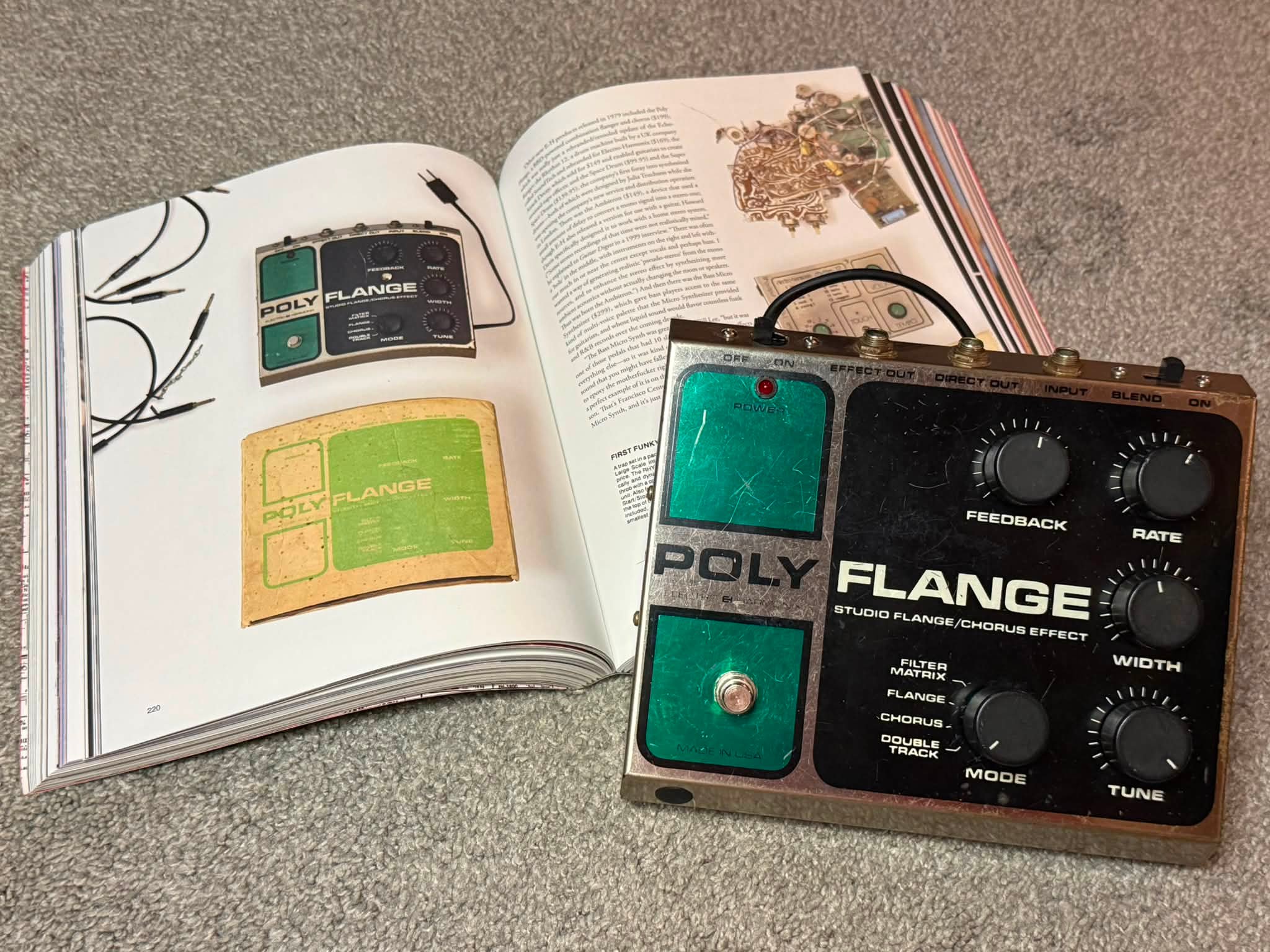 Restoring a 1979 poly flange guitar pedal