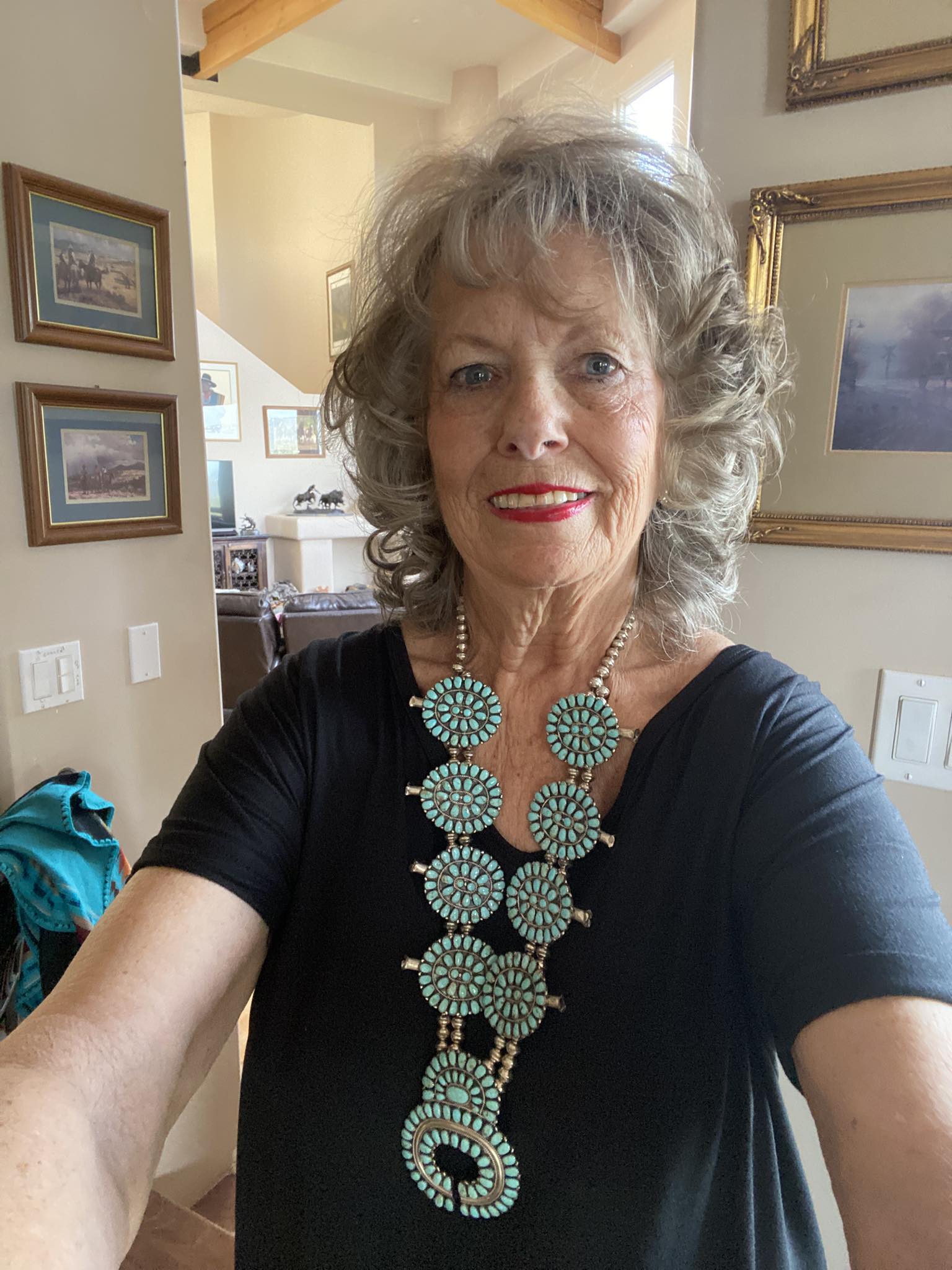 What is the meaning of a squash blossom in Native American jewelry?