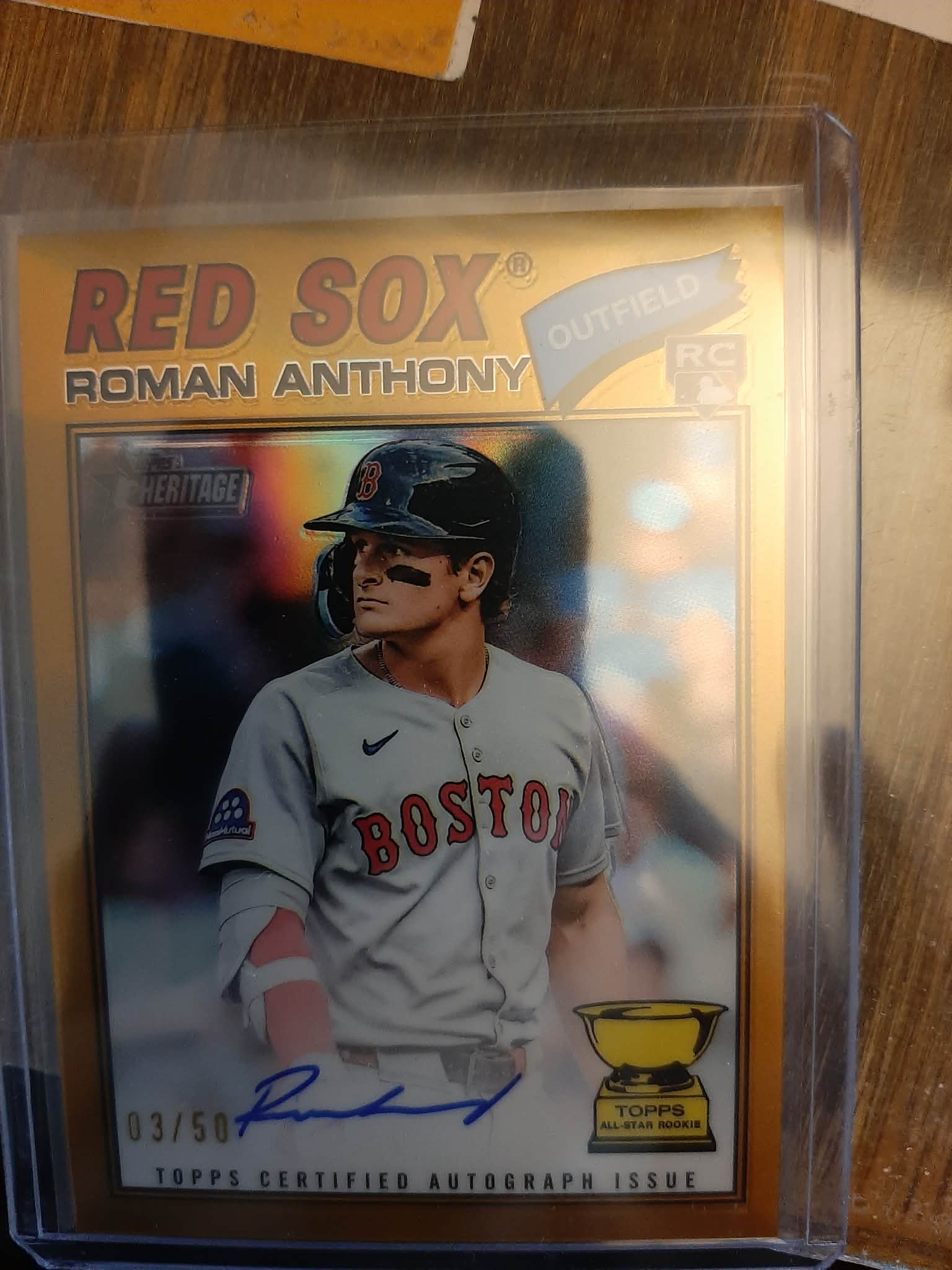 JUST PULLED: Roman Anthony