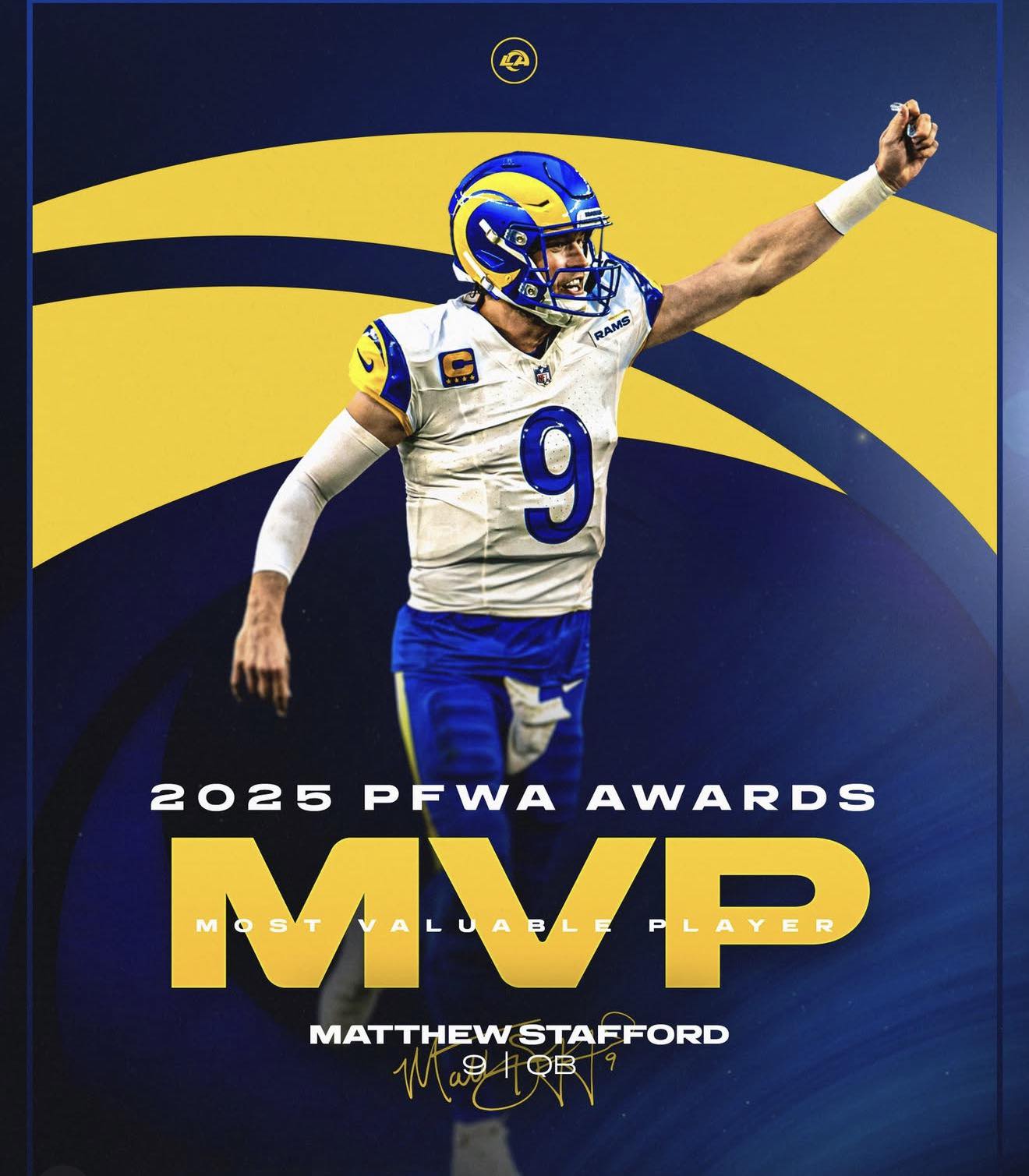 Congratulations Matthew Stafford | Facebook
