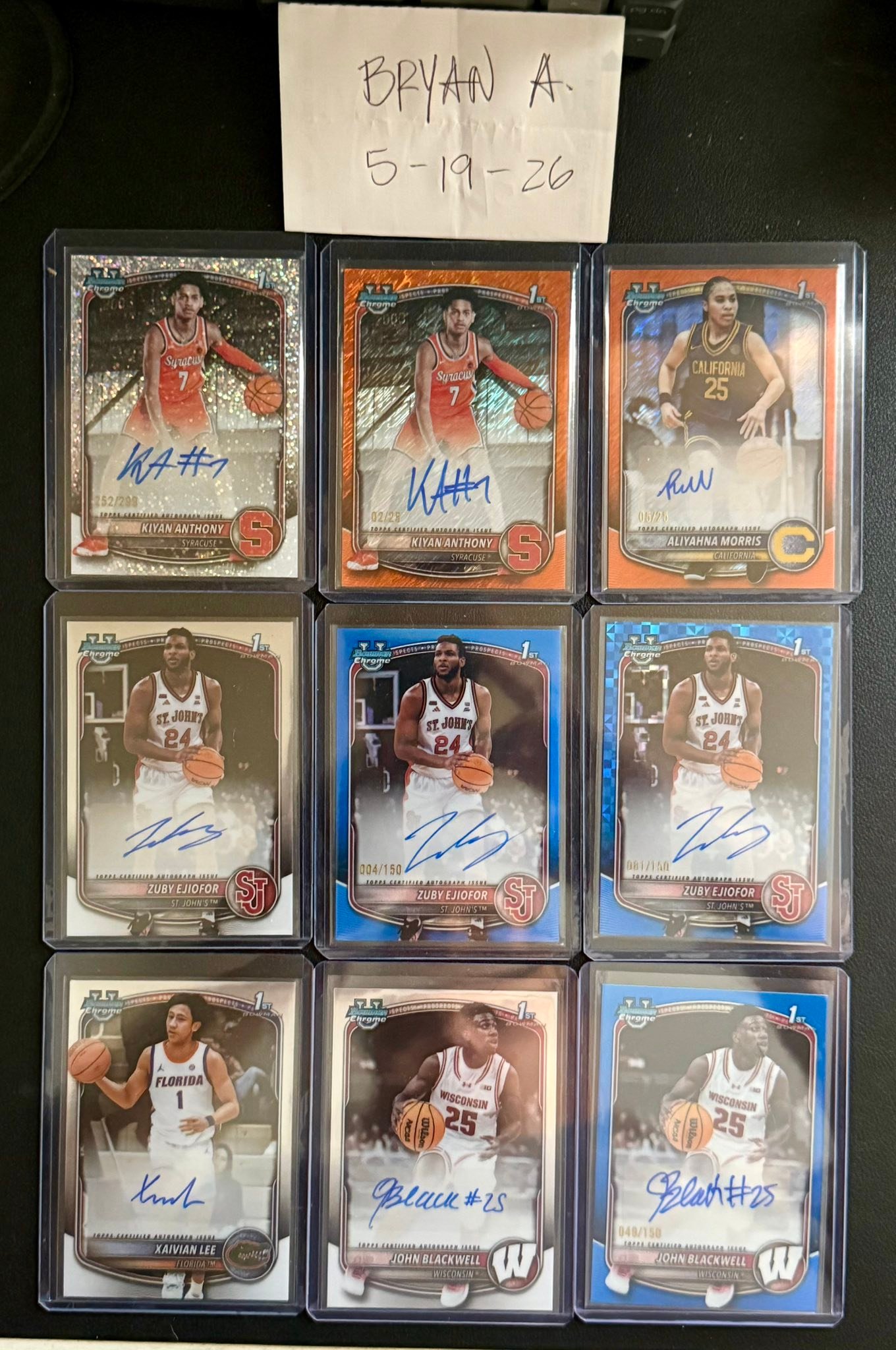 Sports cards for sale from 2025 collection