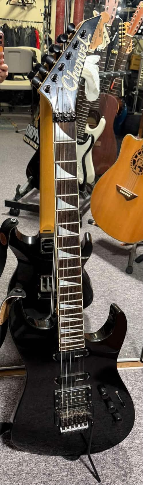 1986 Japanese Charvel Guitar with Reverse Dinky Neck