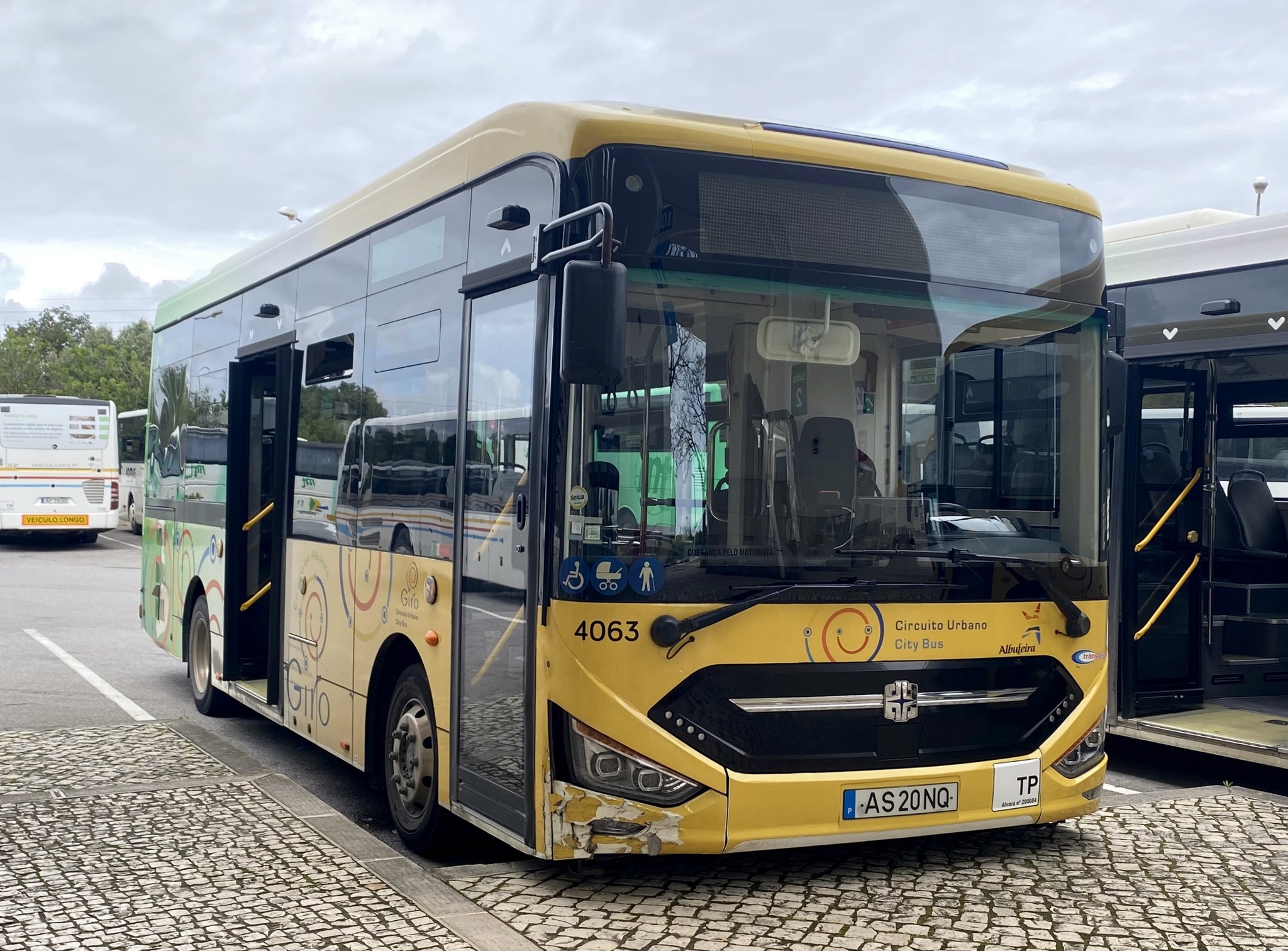 Translagos Zhongtong N Series, AS 20 NQ laying over at Albufeira