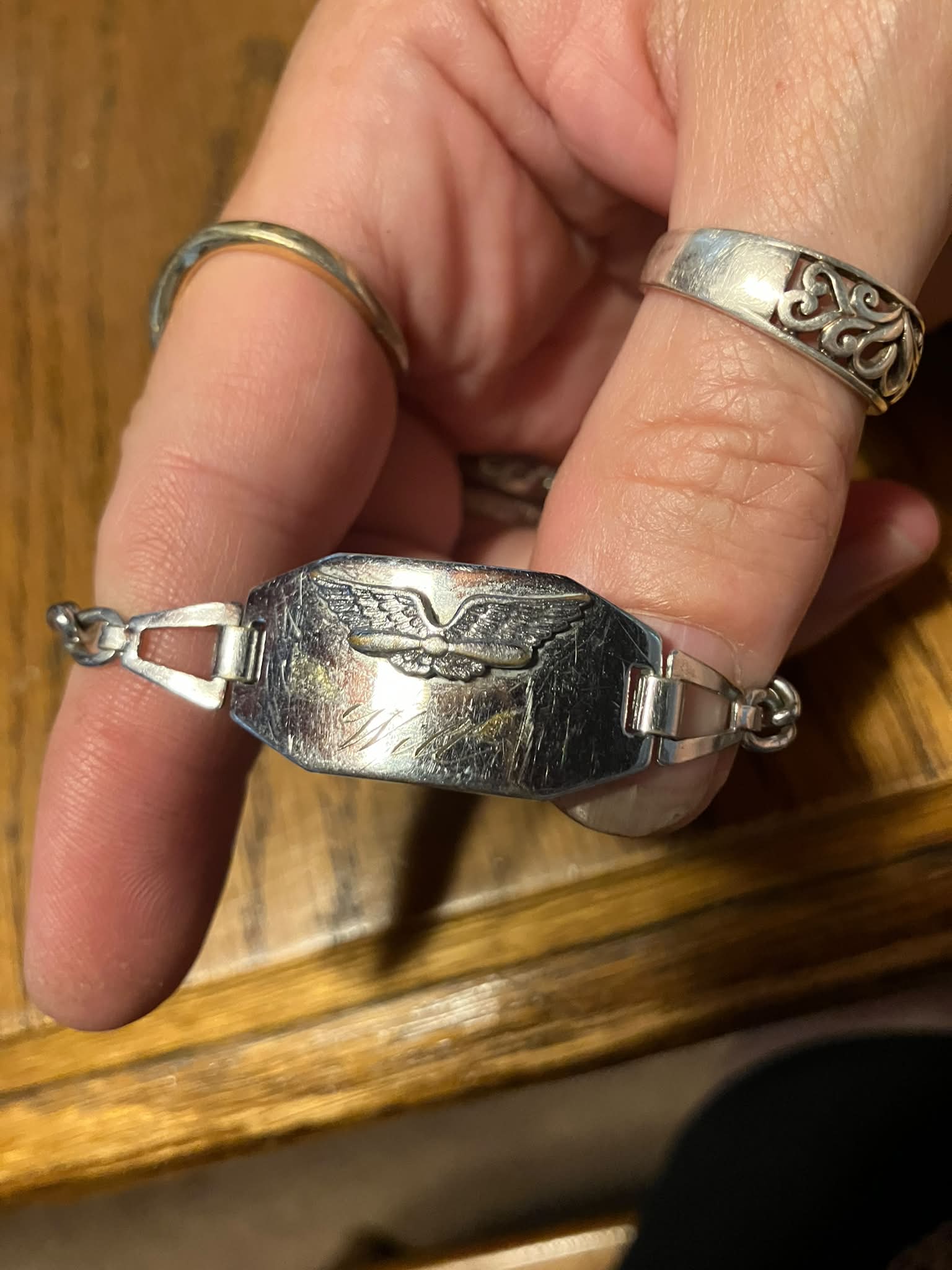 WWII B-17 gunner's sweetheart bracelet returns to the skies