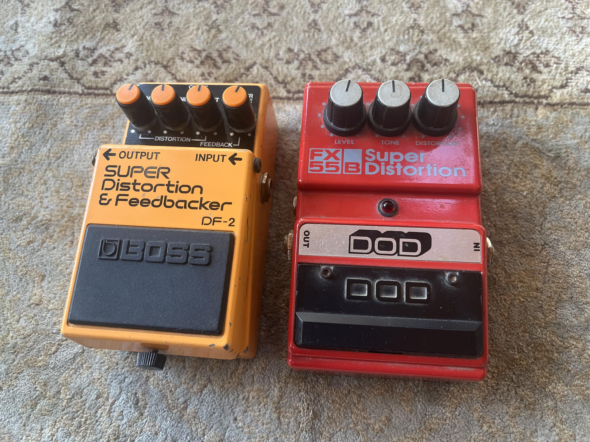 Mint condition dod fx55-c supra distortion pedal found