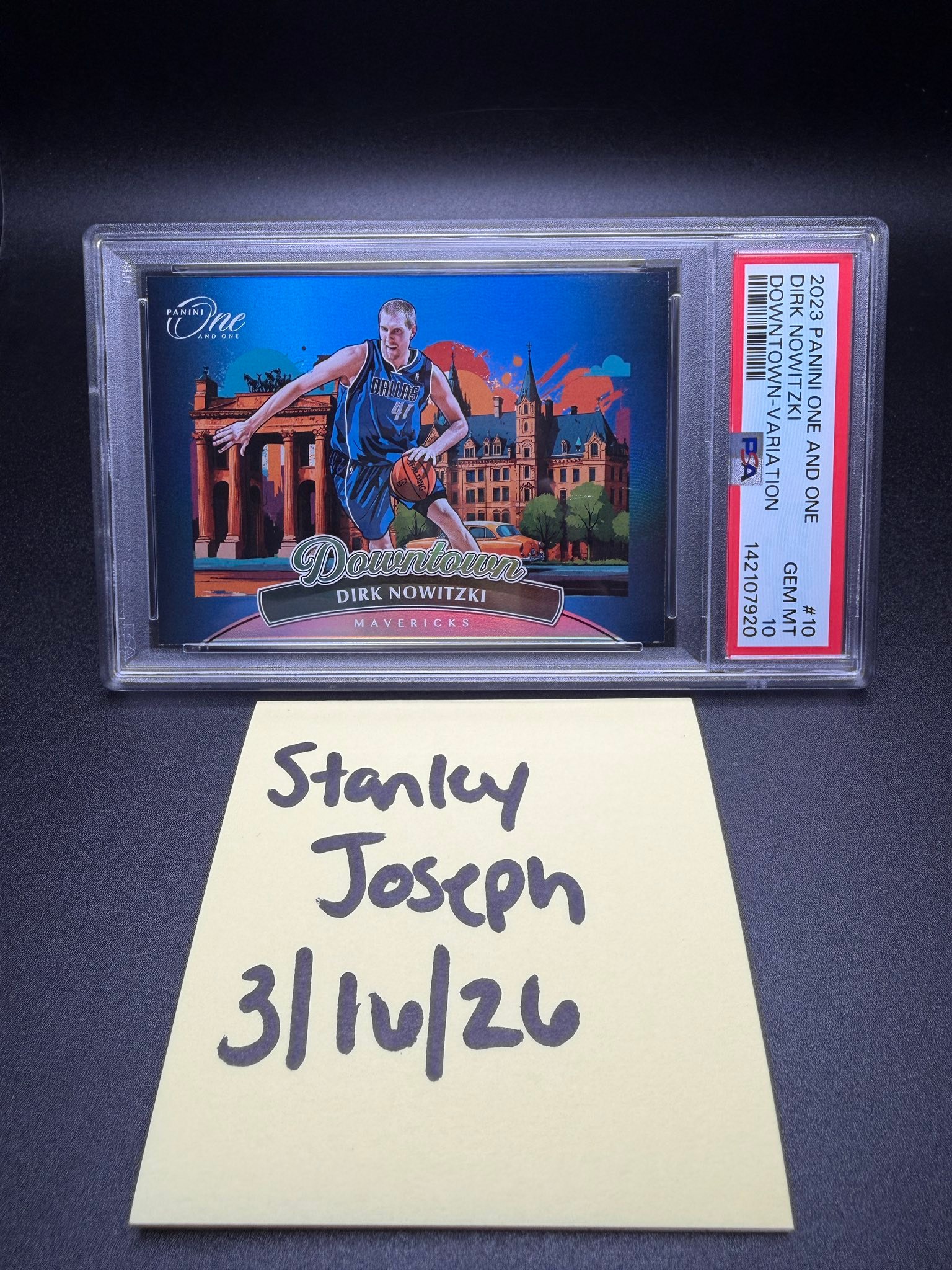 ?Dirk Nowitzki Downtown PSA 10?