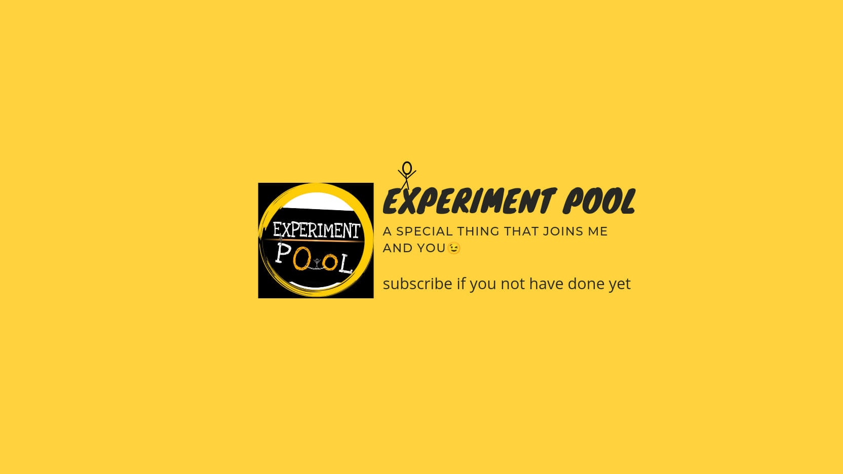 Experiment Pool - Home