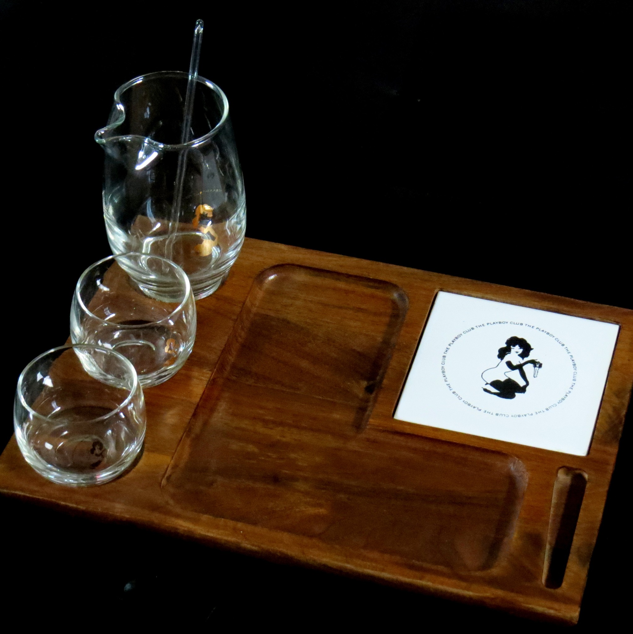 Vintage Playboy Martini Set Collector