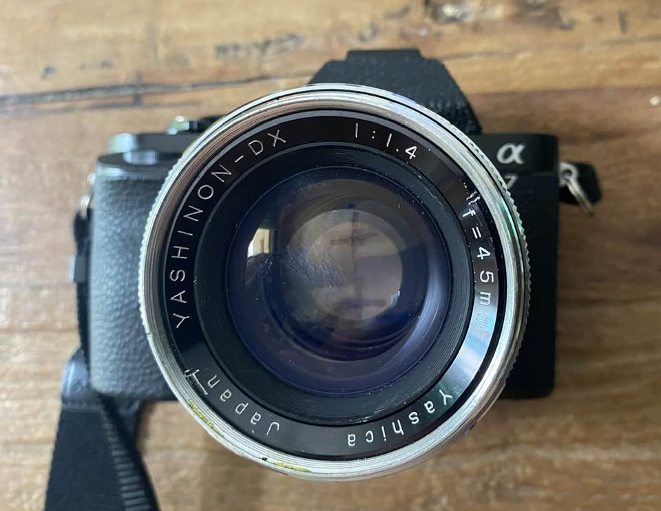 Yashinon 45/1.4 taken from a Yashica Lynx 14