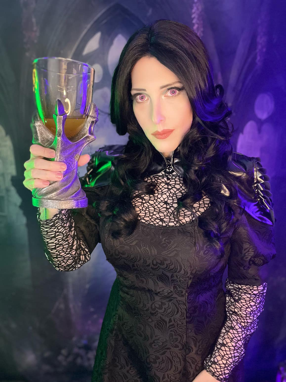 yennefer white and gold dress Where to find Yennefer's from The Witcher? style:halter