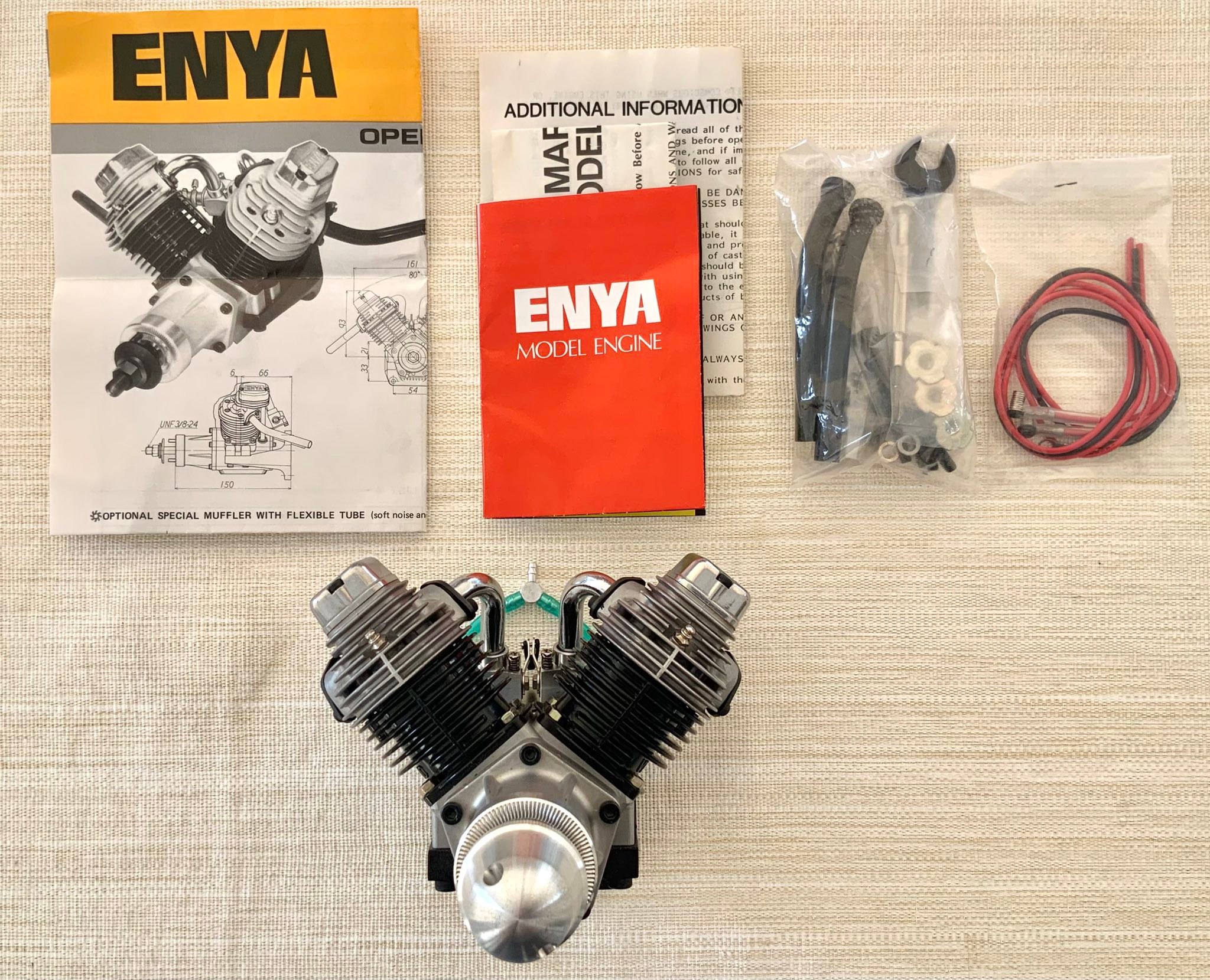 Alloggiamento Anteriore Con Cuscinetto Per Motore ENYA VT 240, Nuovo Di Zecca