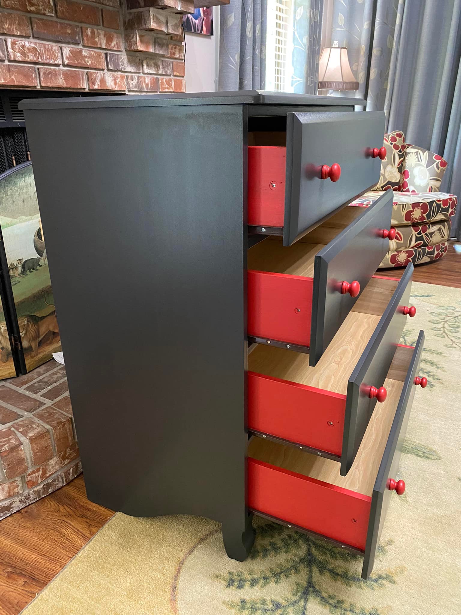 black and red dresser Wodeer for Bedroom, Wood 4 Drawer Dresser with LED Light, Dressers & Chests of Drawers with Metal Handles, Storage Organization for Bedroom, Hallway, Entryway : Home & Kitchen and offering personalized customization services Stunning Solid Maple Dresser 