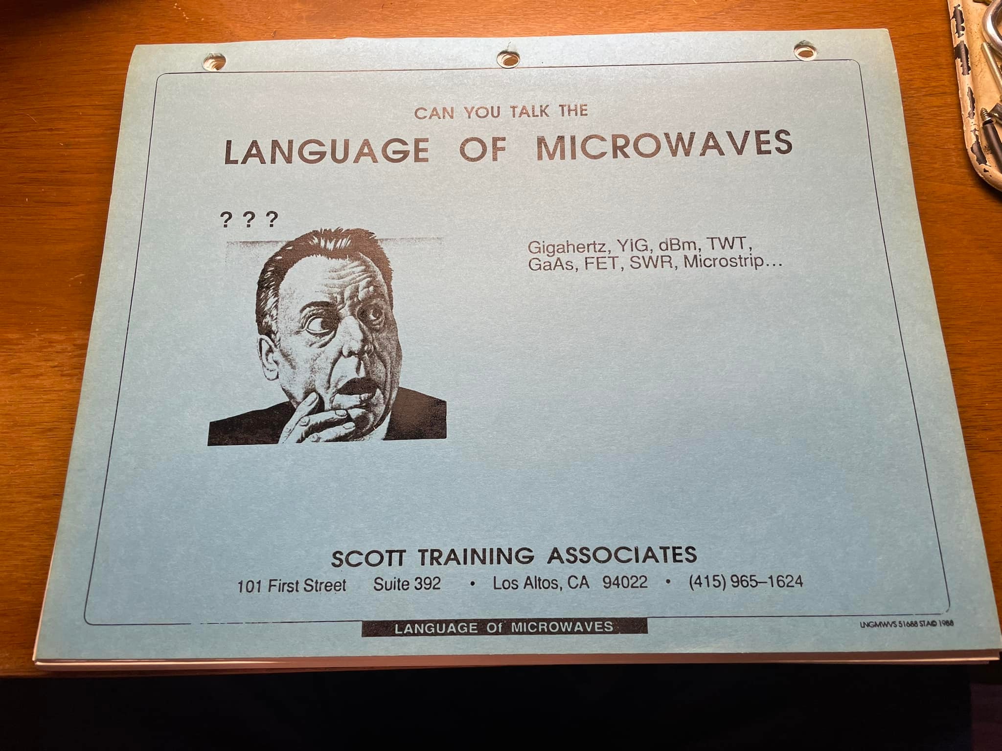 Does anyone need a book on the language of microwaves?