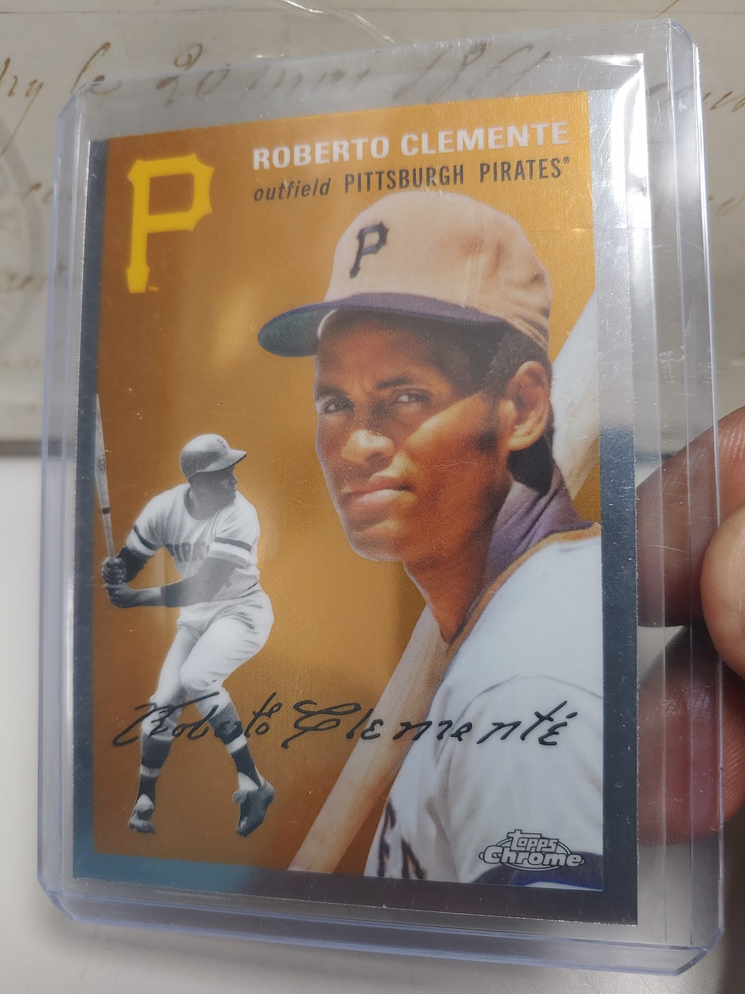 Roberto Clemente 2023 All-Inter Topps Chrome SuperFractor