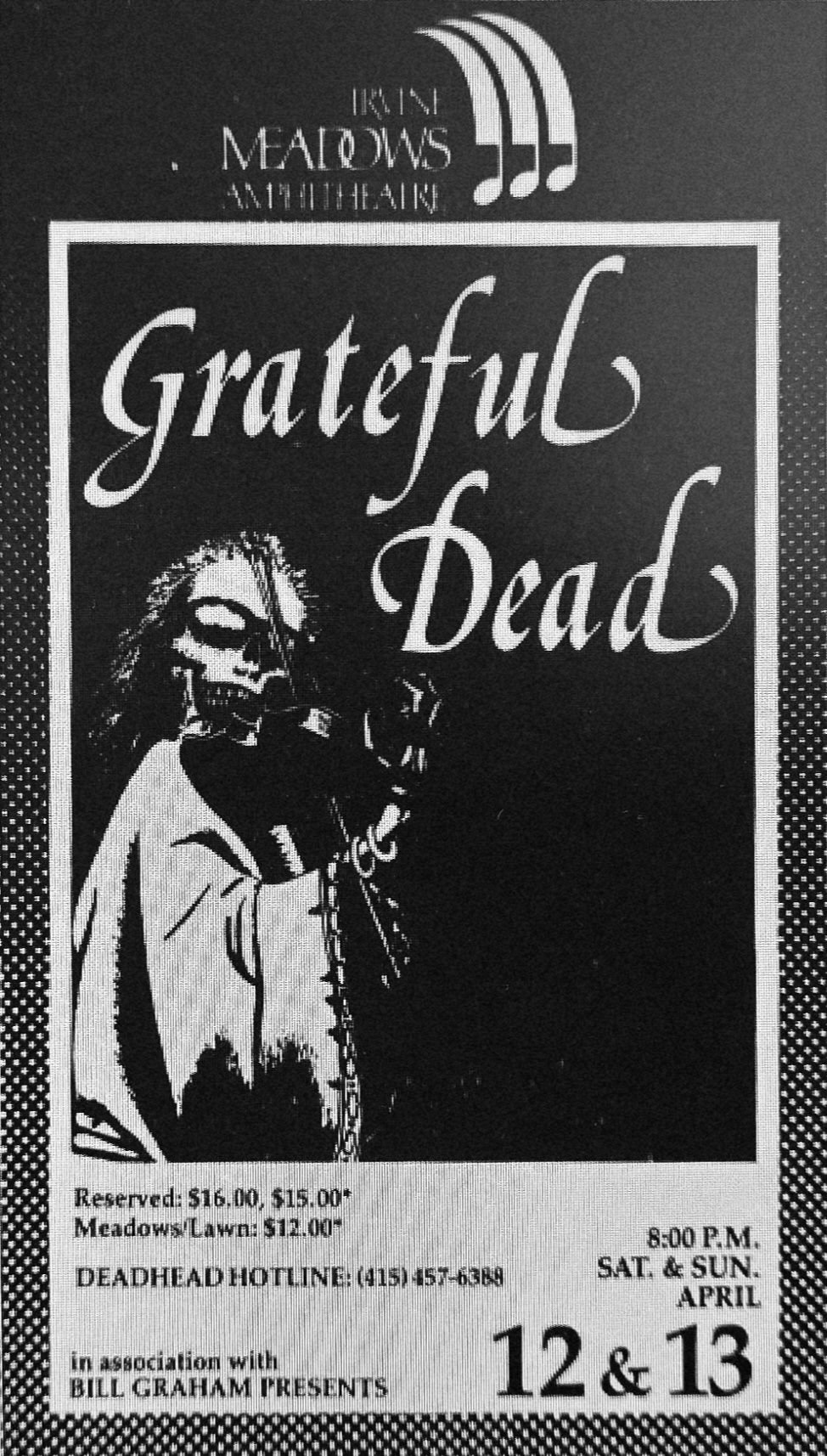 Deadheads traveling to Irvine Meadows 1980