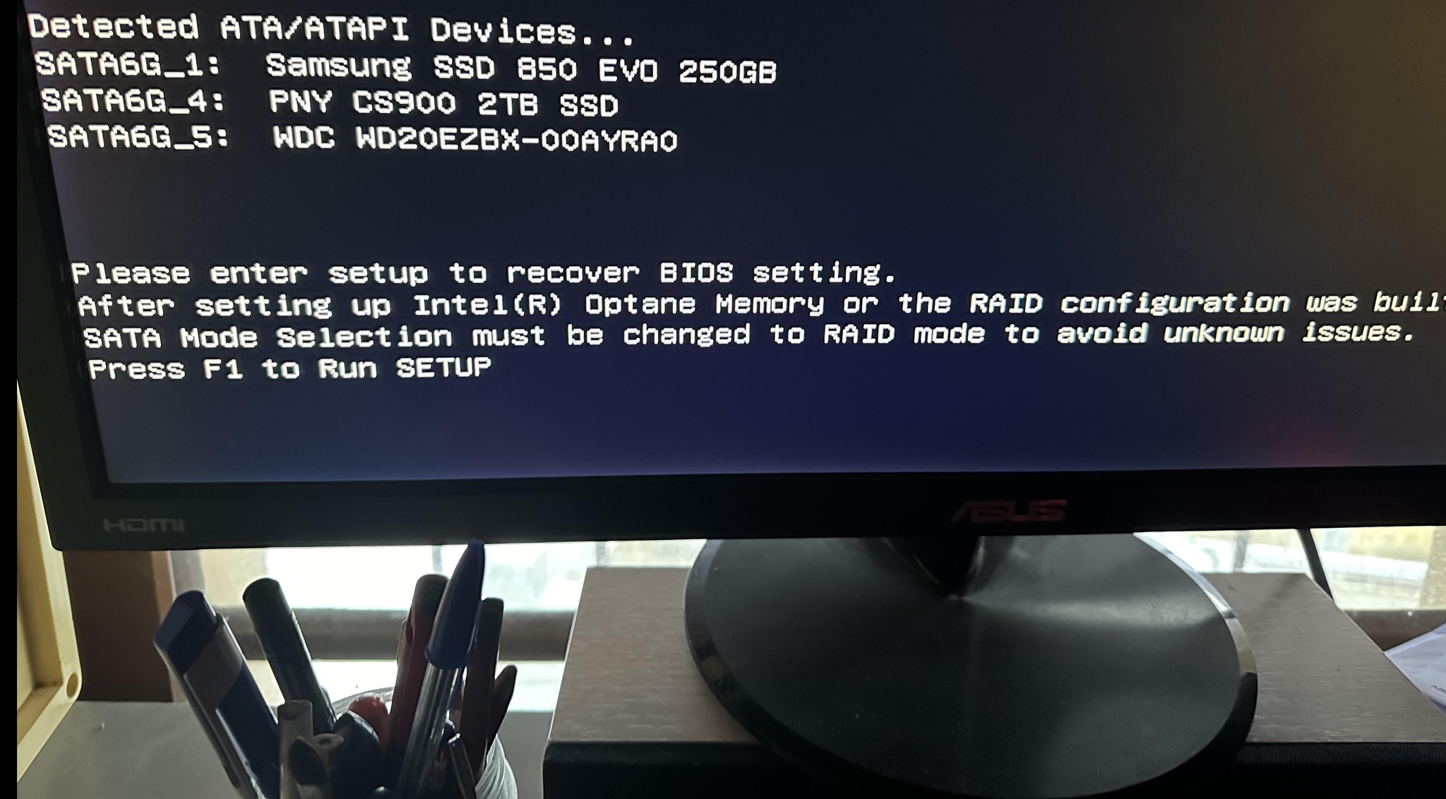 How to fix annoying BIOS prompt on startup?