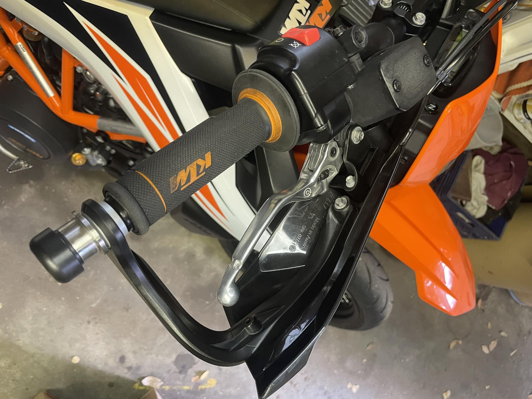 Leva Freno Anteriore Tusk In Alluminio Lucido Per KTM 690 / HUSQVARNA 701