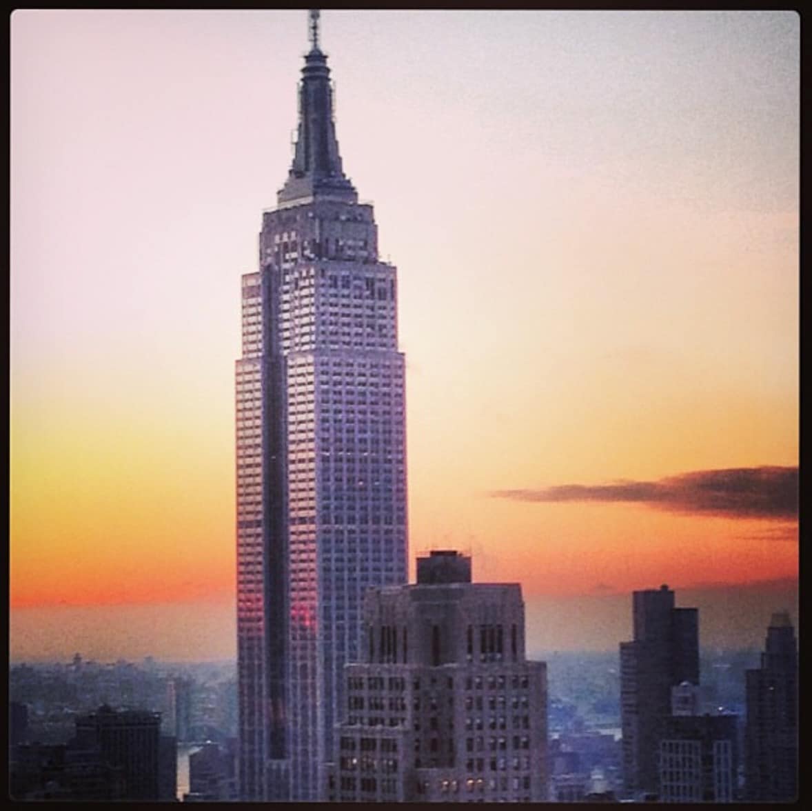 New York City oil painting of Empire State Building