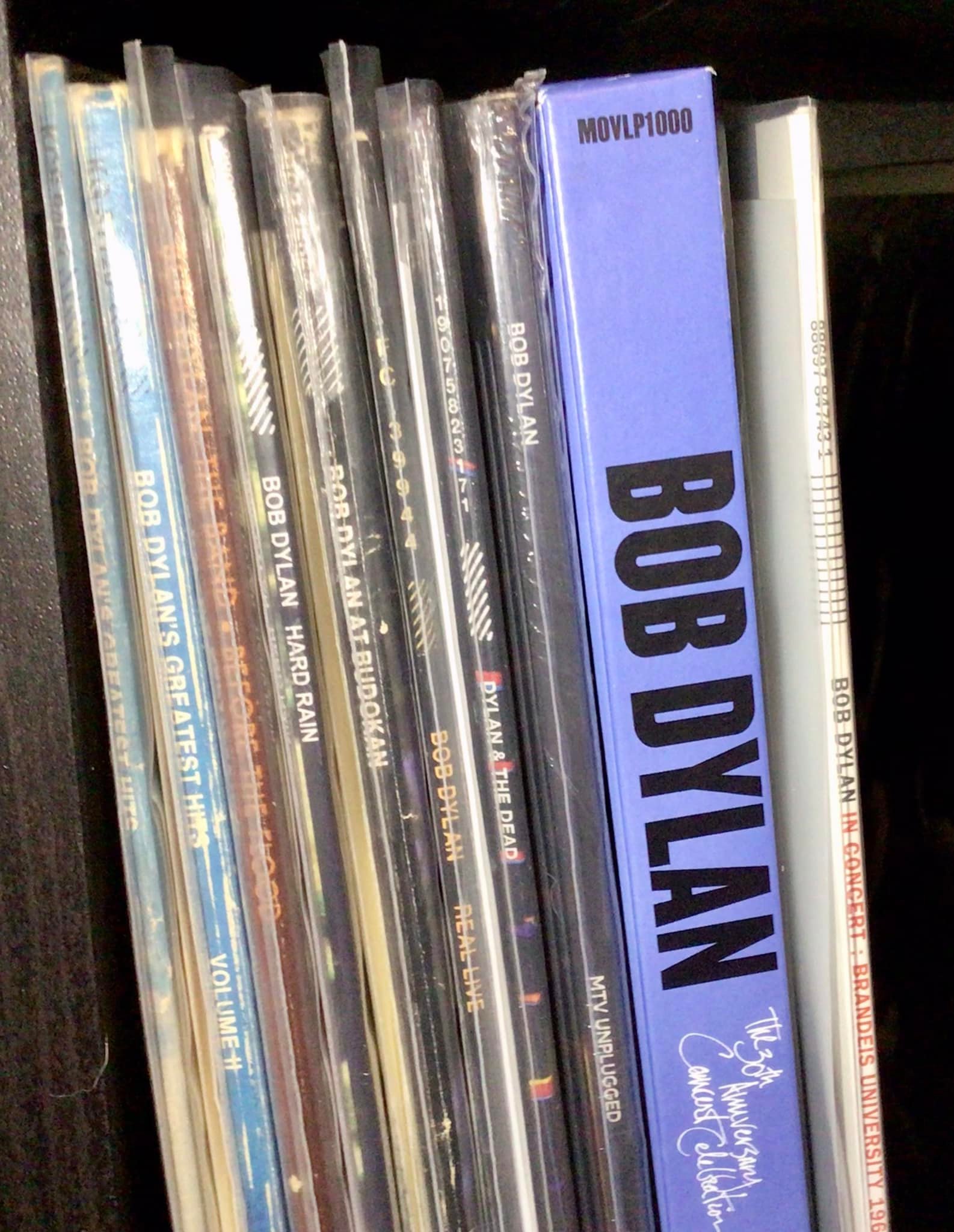 Bob Dylan vinyl collection complete