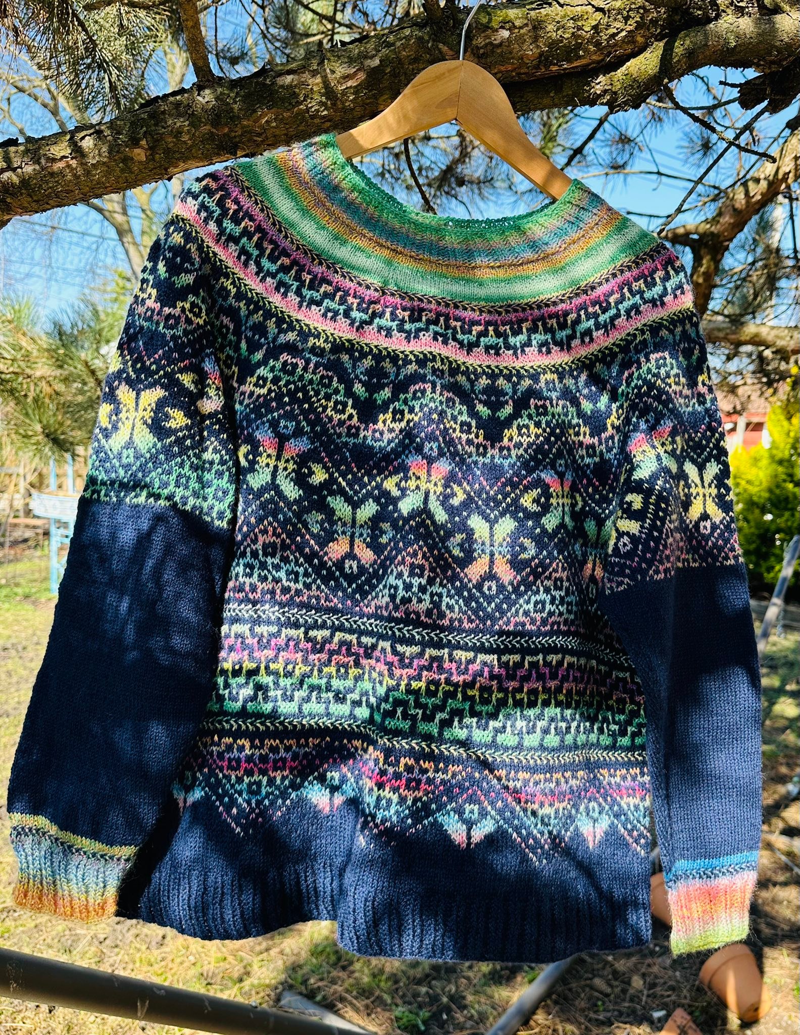 Beautiful Do Ewe Yoke 2 sweater with perfect fit