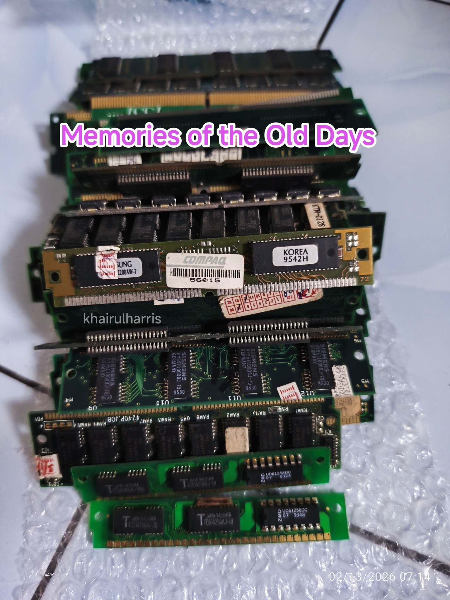 16K RAM memory expansion for Sinclair ZX81, with famous 4116 chips