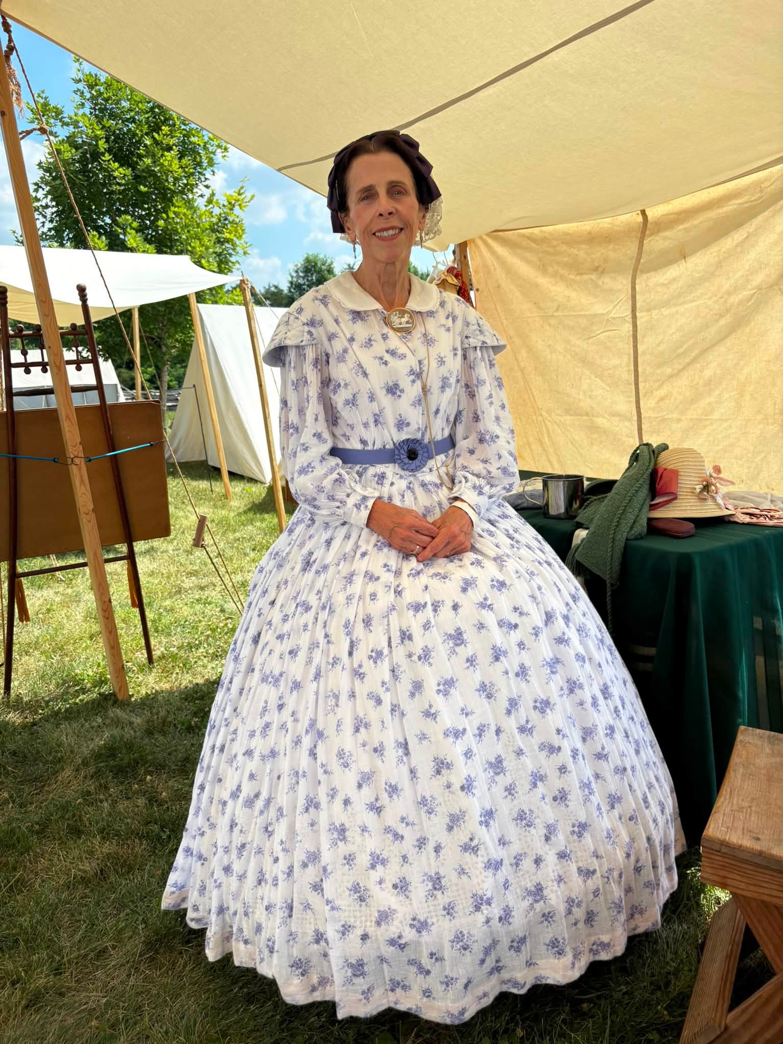 Civilians persevere in heat at Lady Farm reenactment