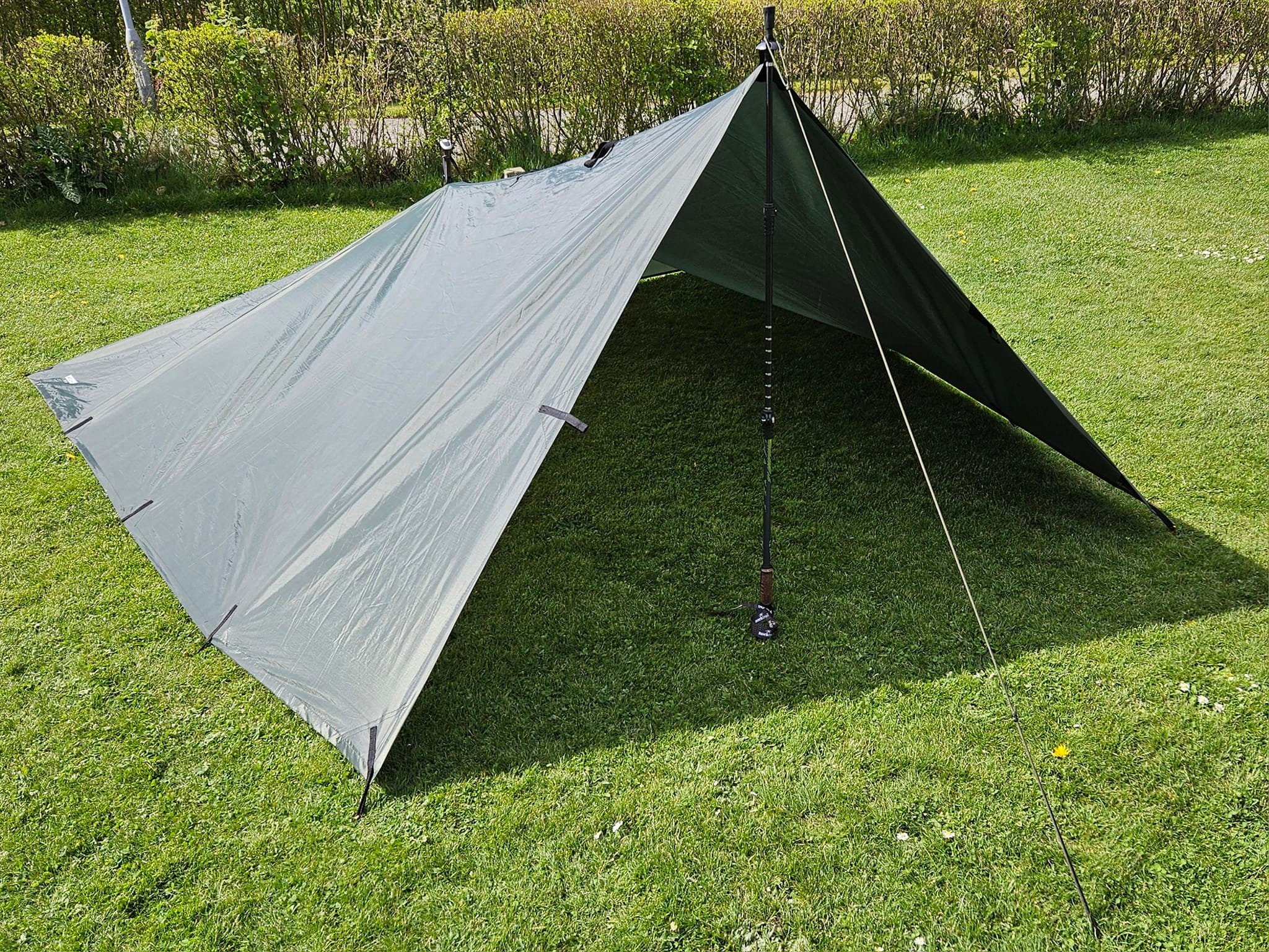 foldable gazebo tent Pop Up with Netting 11x11 ft L'art de la tente Signalhorn The smart pop Color:Tarp Dust Blue