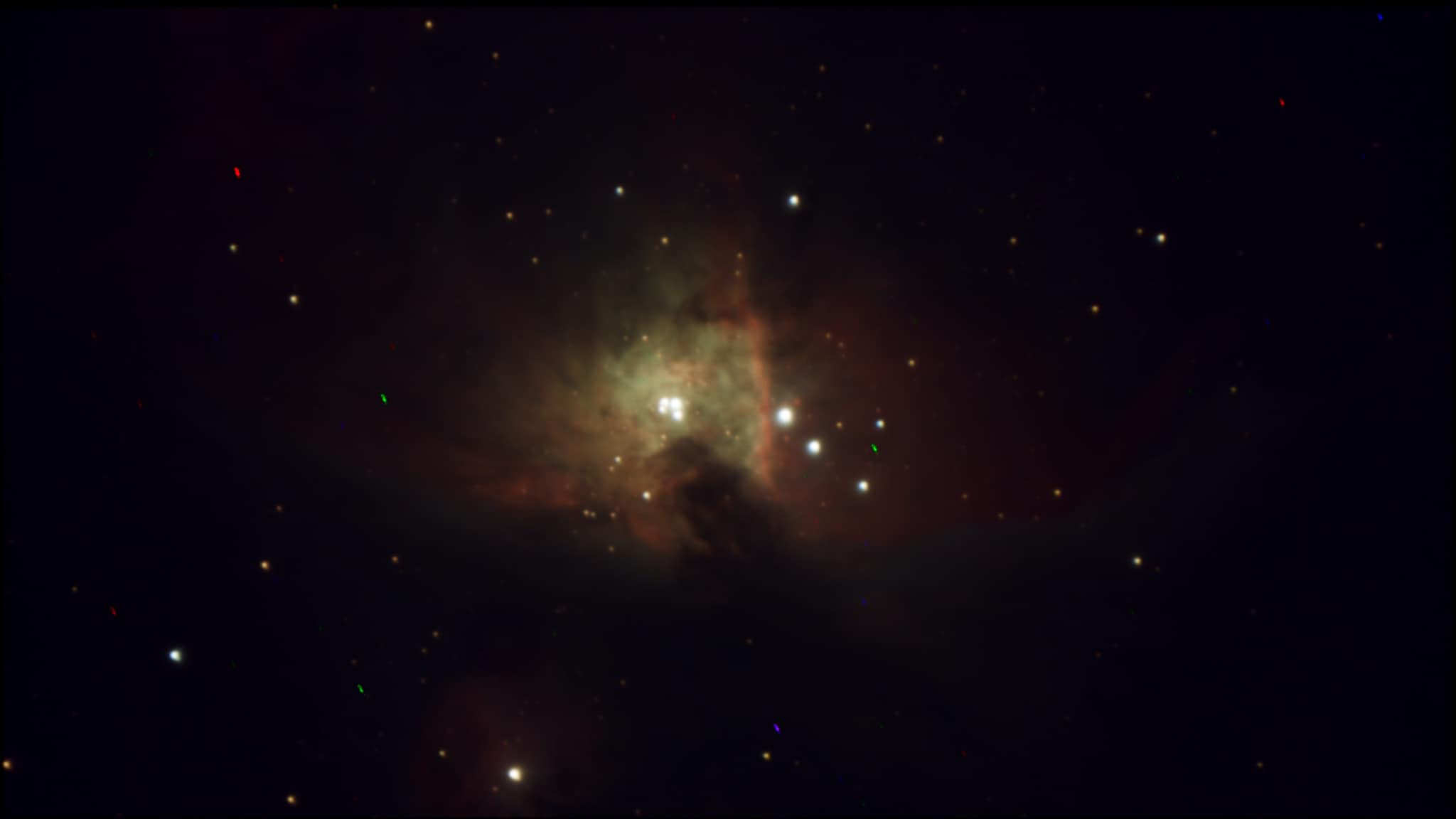 Orion Nebula astrophotography with ASI585MC and AM5N in North Tucson