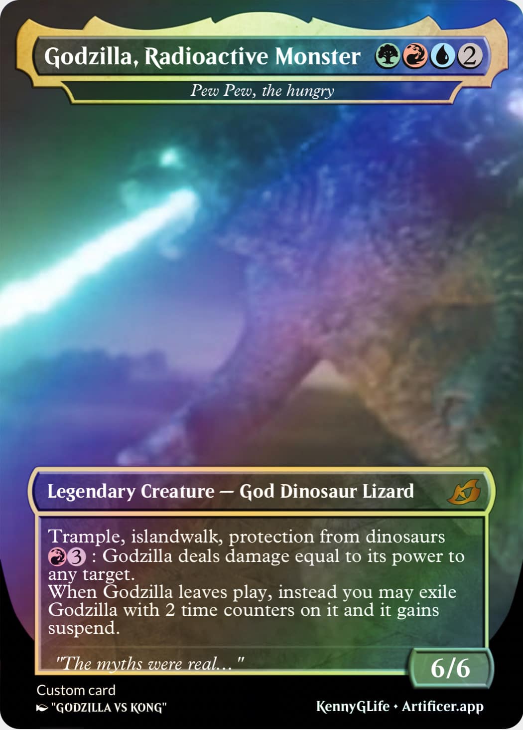 mtg godzilla card Cards Dinosaur Beast Compiled Quotes/Links/Explanations - the GODZILLA