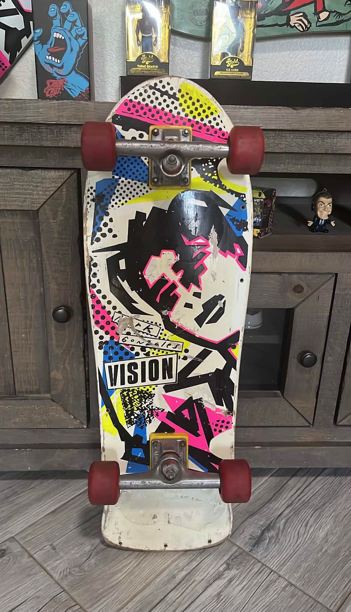 Vintage 1986 Vision Gonz skateboard deck for 50th anniversary