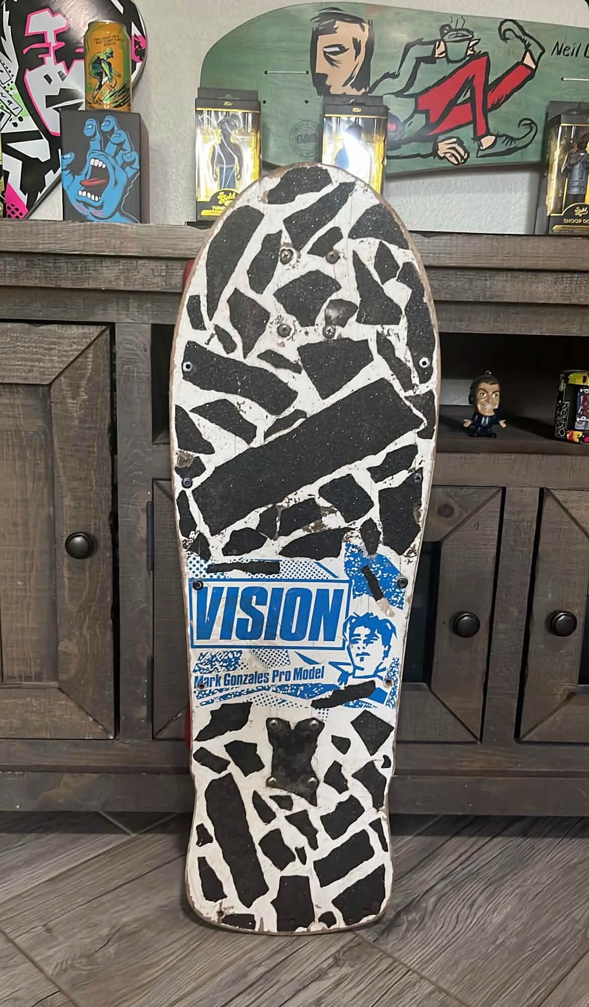 Vintage 1986 Vision Gonz skateboard deck for 50th anniversary