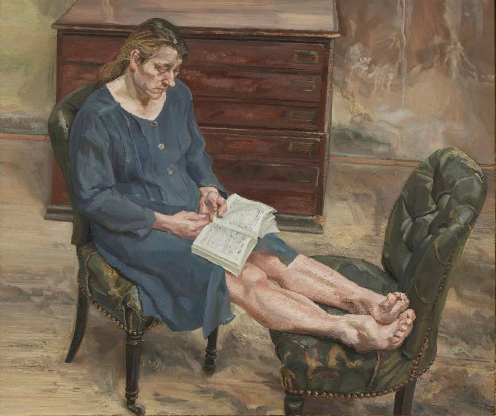 Lucian Freud (1922-2011) The Painter's Room 1944 Bridgeman Art Library