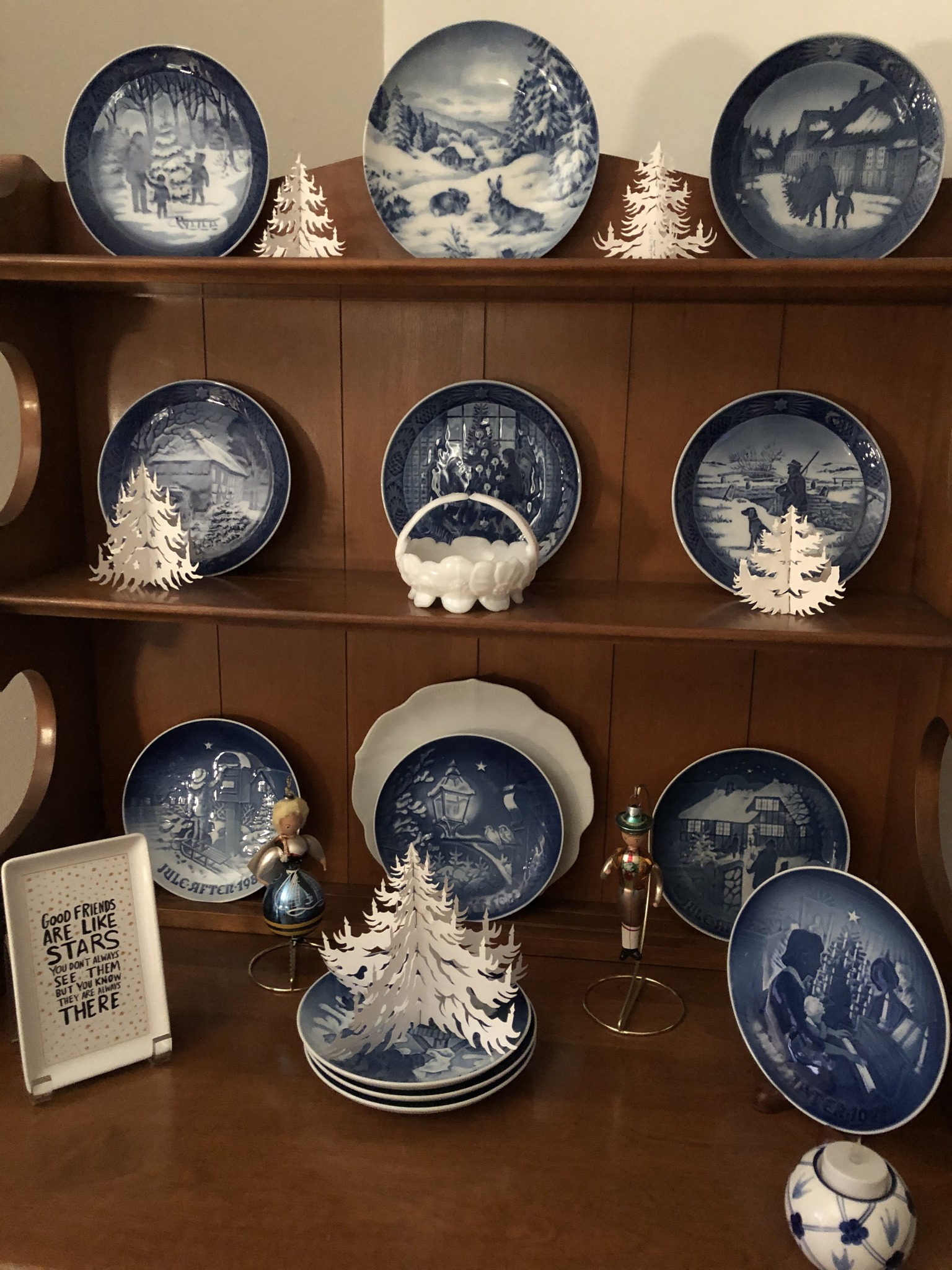 Still life with new and old Royal Copenhagen at my Dutch summerhouse