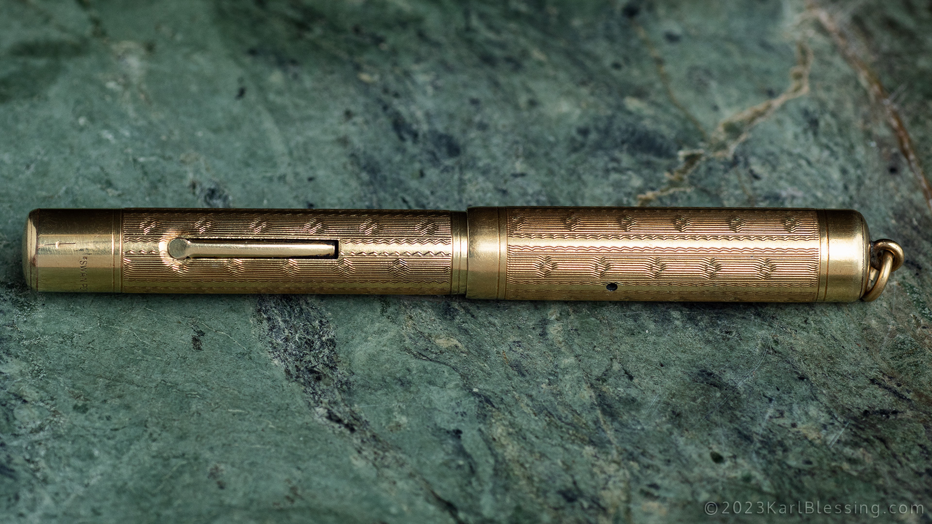 14金無垢万年筆 Vintage Todd & Co.製