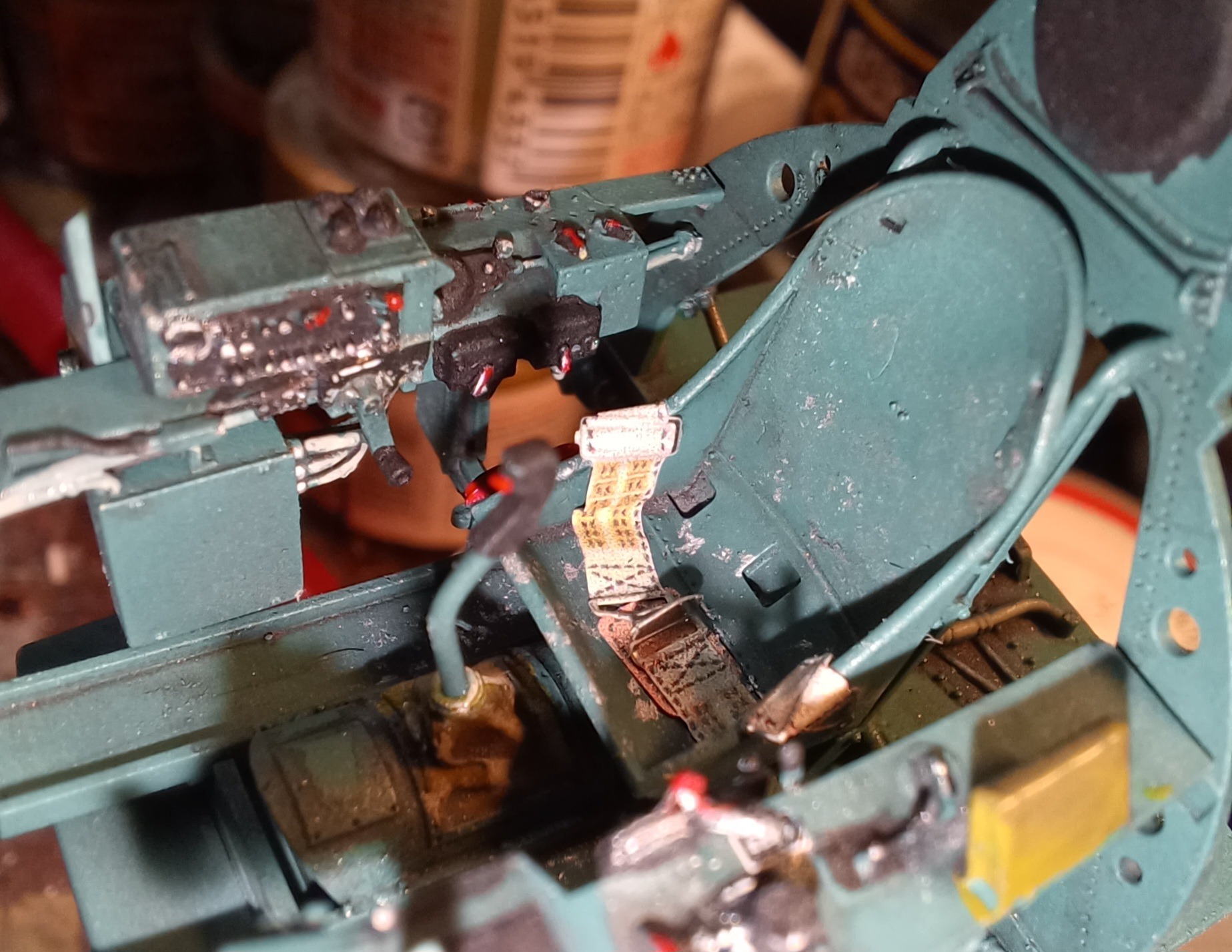 Set Cockpit Aires 4394 Pour F6F-5 Hellcat 1:48 – Compatible Eduard, Neuf, Détaillé En Plastique