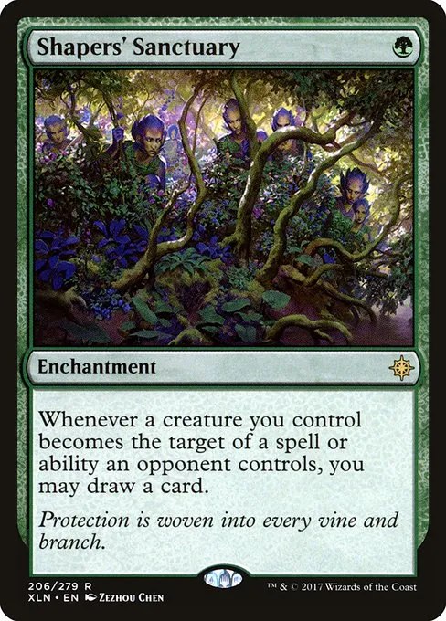 mtg whenever you target a creature draw a card green Slime [Commander Legends: Battle for Baldur's Gate] Extraordinary Journey [Wilds of Eldraine]