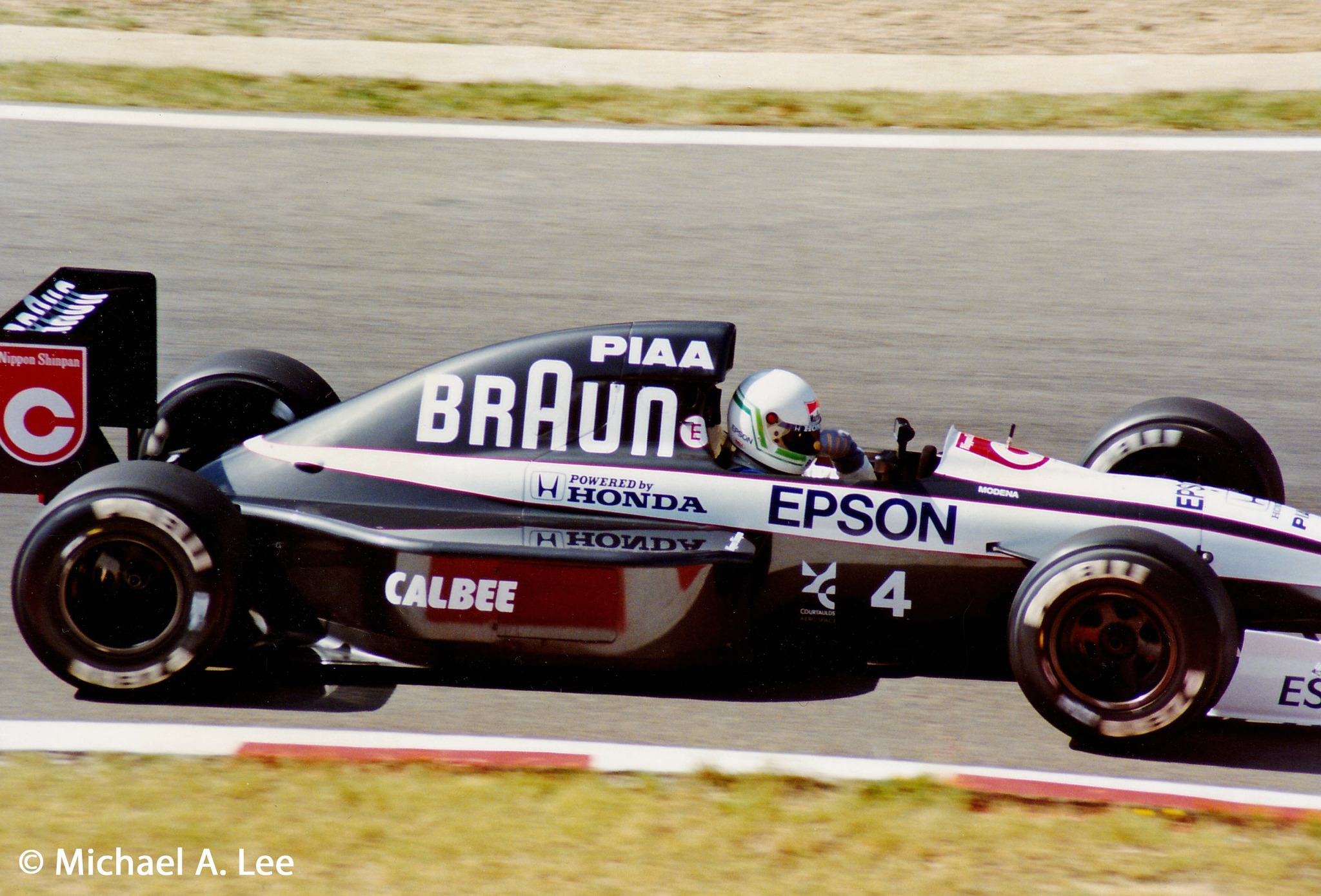 1991 Tyrrell-Honda 020 Car 3, Satoru Nakajima. Car 4, Stefano Modena.